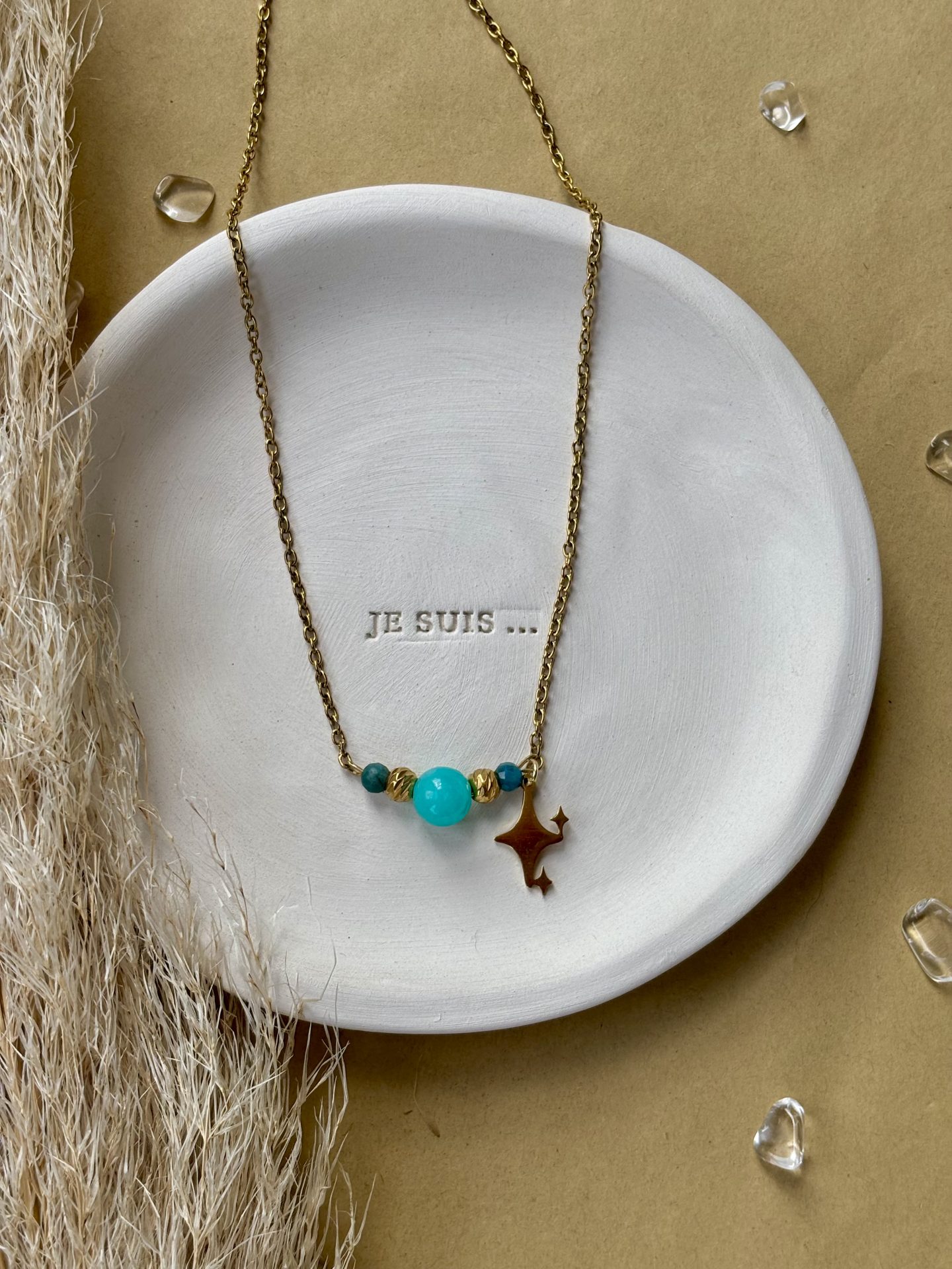 Collier Sphère Amazonite - VertiGlow