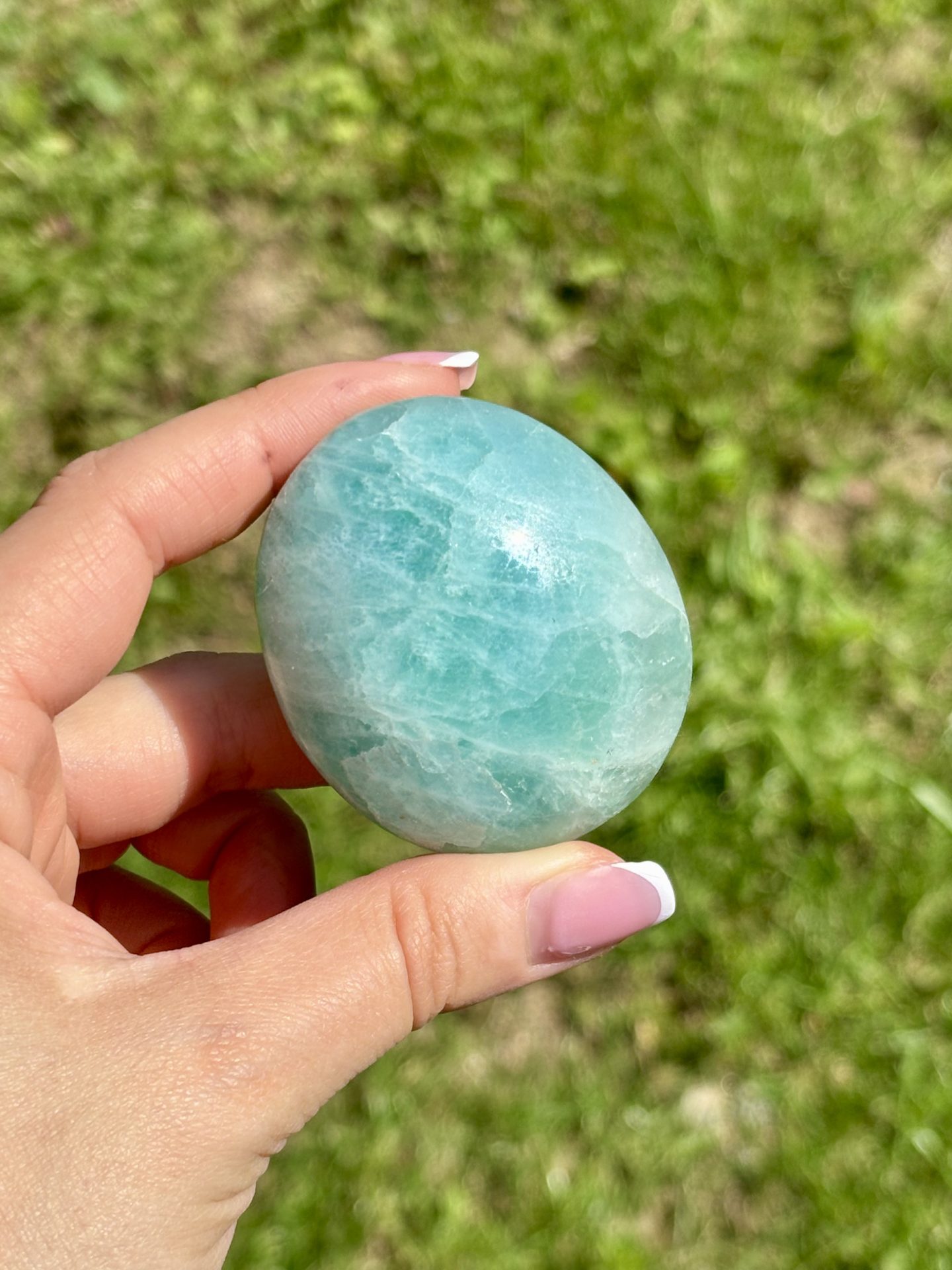 Galet Fluorite verte A
