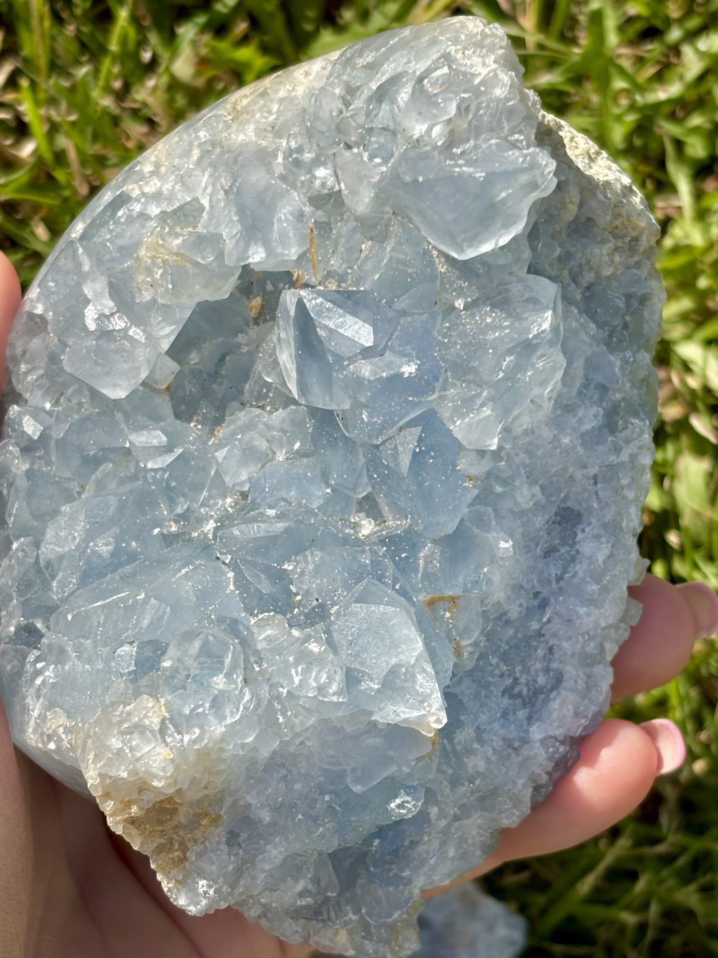 OFFRE SPÉCIALE - Coeur de Célestine de Madagascar AAA n°7 2098g – Image 4