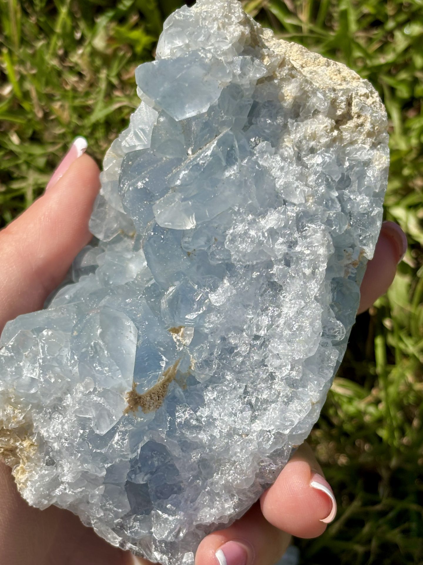 OFFRE SPÉCIALE - Coeur de Célestine de Madagascar AAA n°7 2098g – Image 5