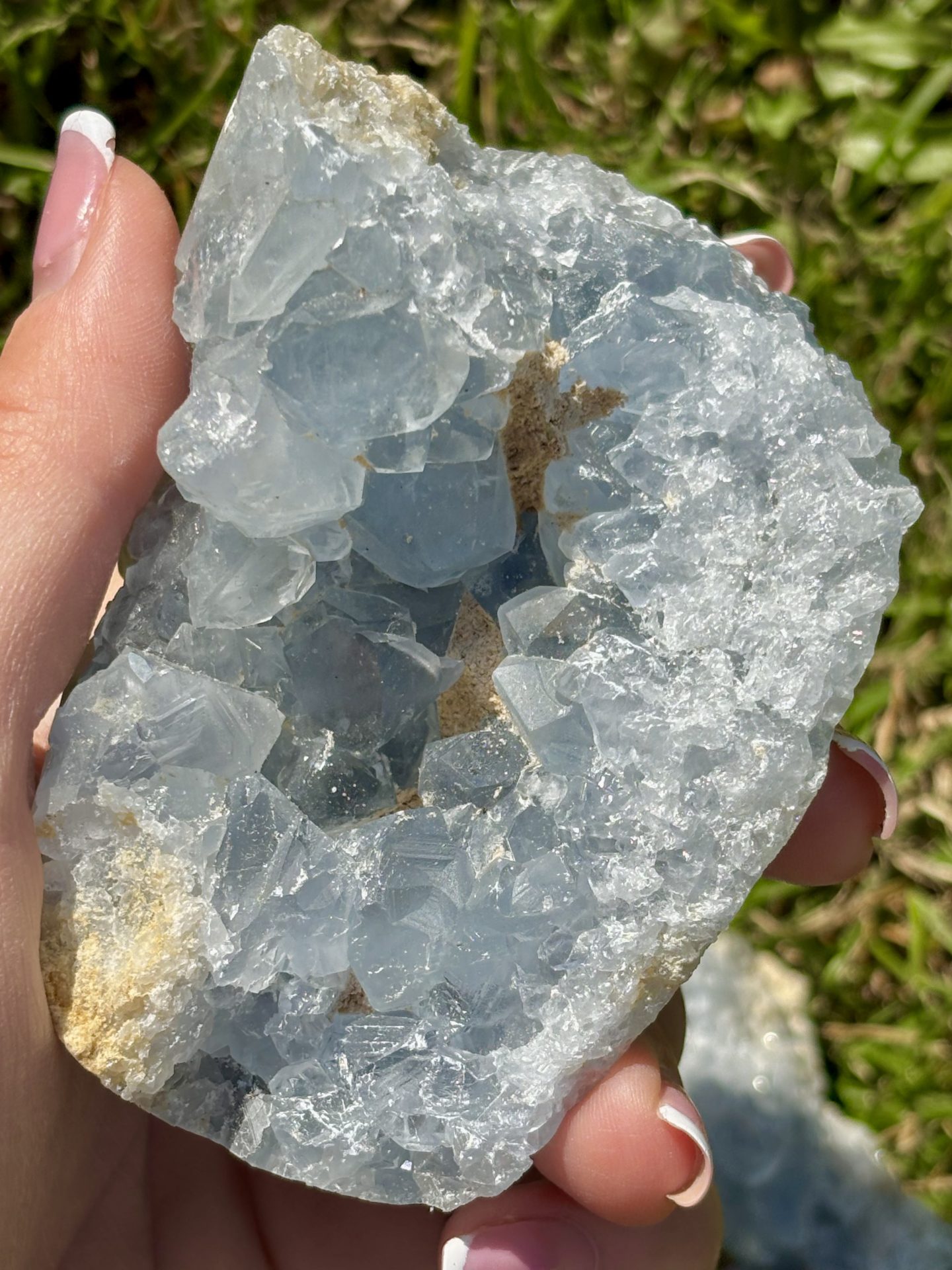 OFFRE SPÉCIALE - Coeur de Célestine de Madagascar AAA n°7 2098g – Image 6