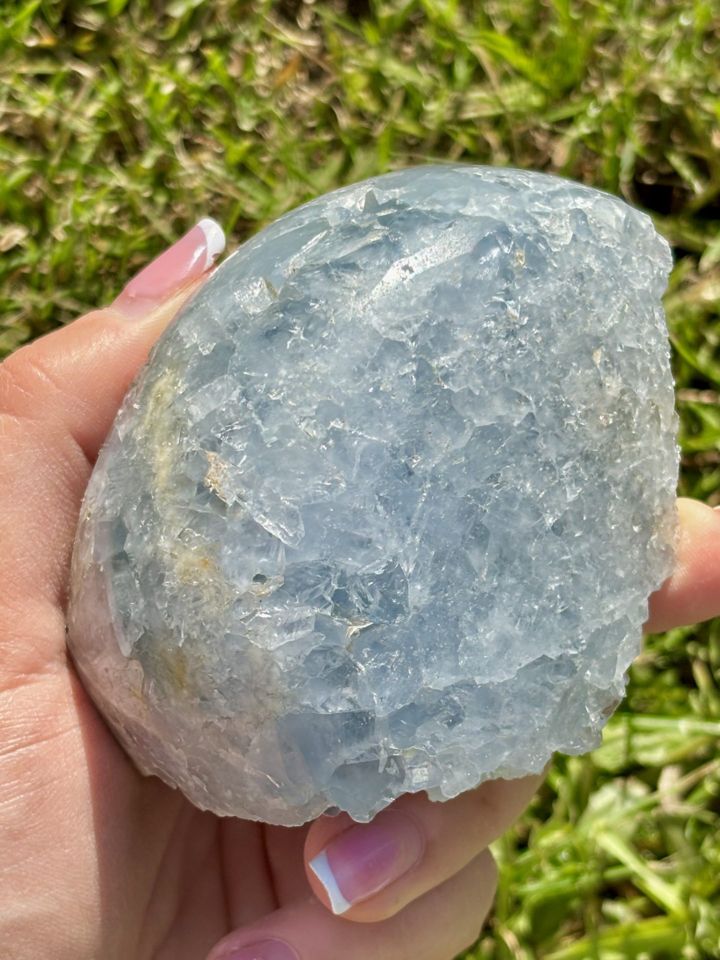 OFFRE SPÉCIALE - Coeur de Célestine de Madagascar AAA n°7 2098g – Image 8