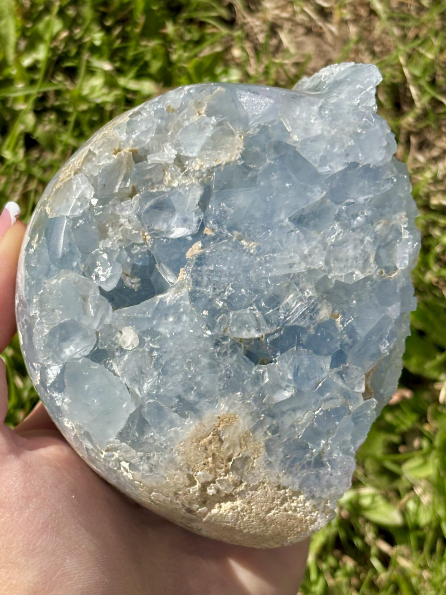 OFFRE SPÉCIALE - Coeur de Célestine de Madagascar AAA n°7 2098g – Image 9