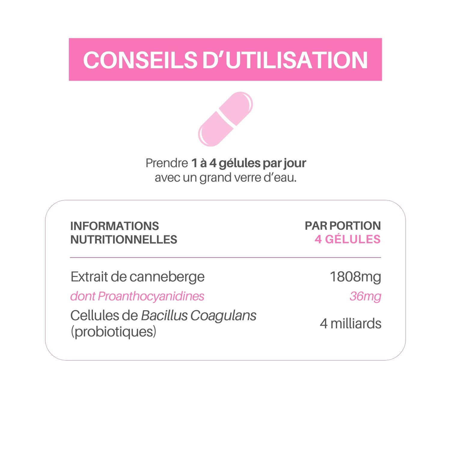 Floricran – Flore Vaginale & Intestinale – Canneberge & Microbiotiques – Image 5