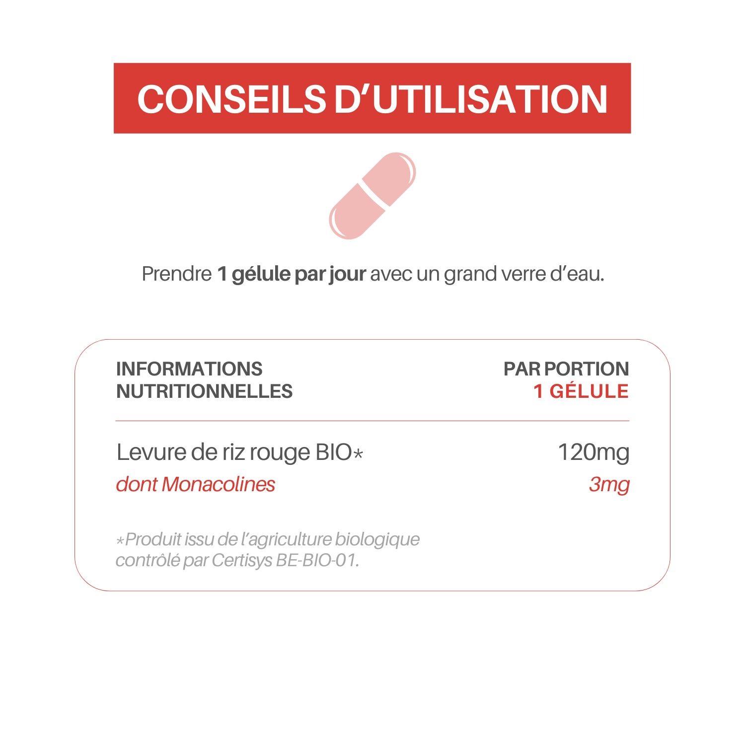 Choledoc – Levure de riz rouge Bio – Statines naturelles – Image 5