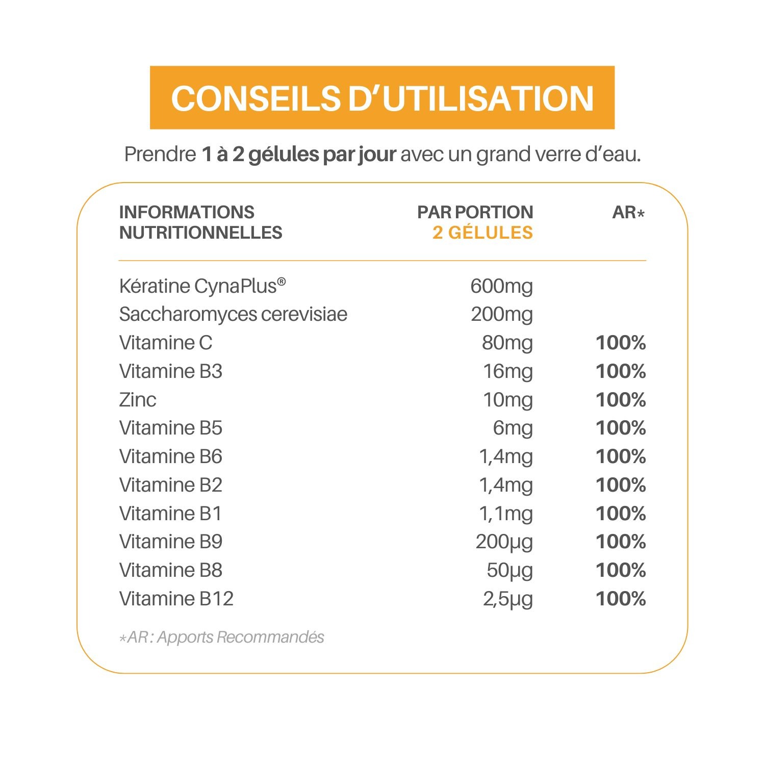 Keratine Complex Forte – Complément cheveux – Croissance & Volume – Image 5
