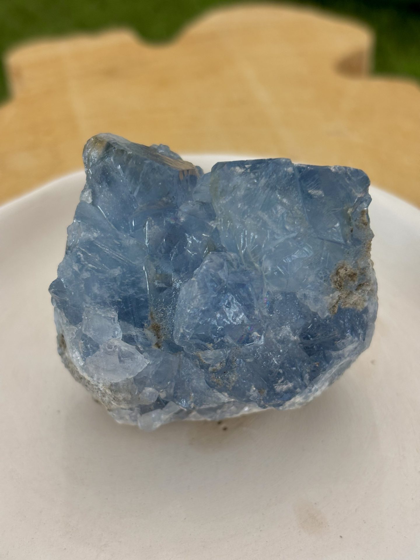 Géode de Célestine de Madagascar n°39 qualité AAA 206g – Image 3