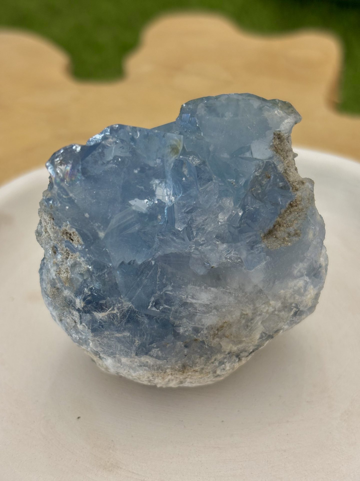 Géode de Célestine de Madagascar n°39 qualité AAA 206g – Image 4