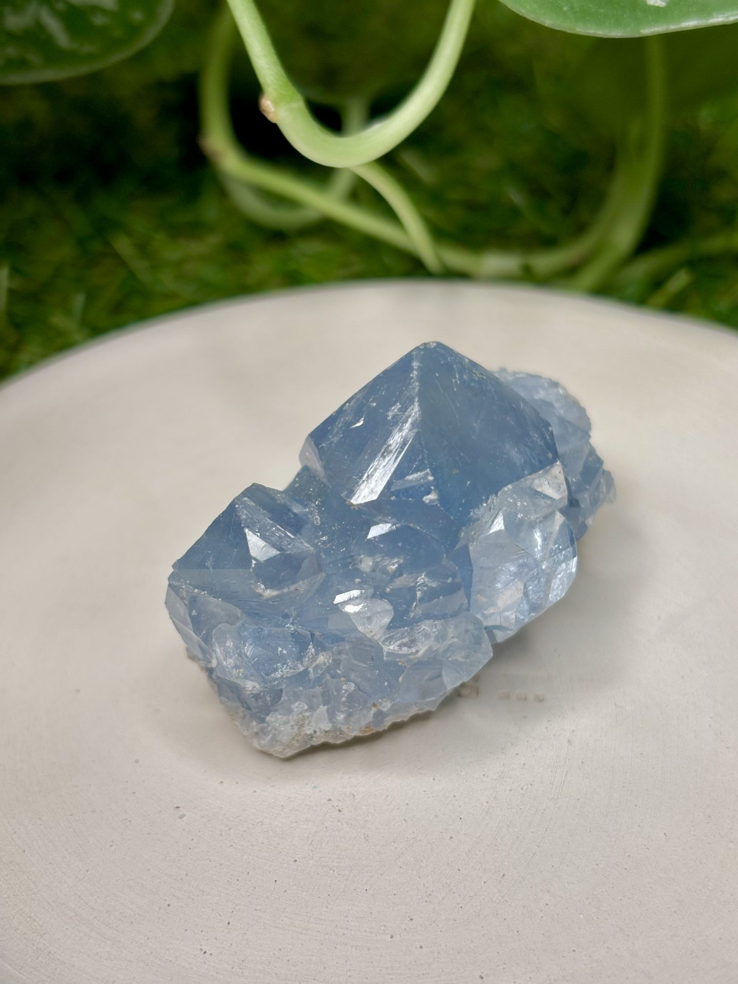 Géode de Célestine de Madagascar n°41 qualité AAA 70g