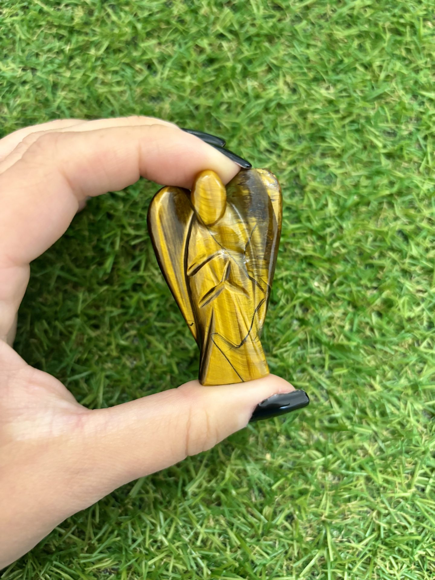 Ange de Poche en Oeil de Tigre d'Afrique du Sud AAA – Image 3