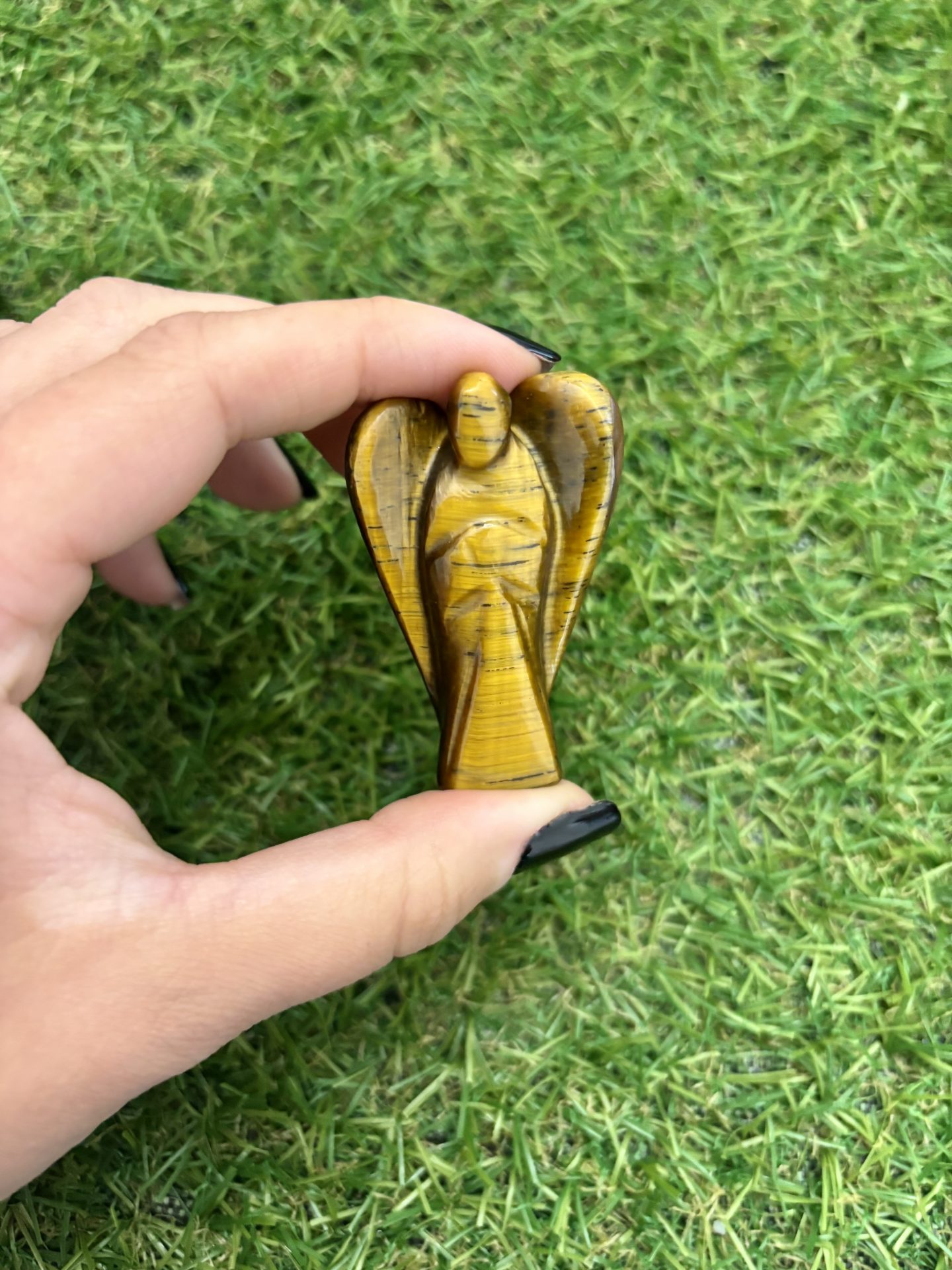 Ange de Poche en Oeil de Tigre d'Afrique du Sud AAA – Image 4