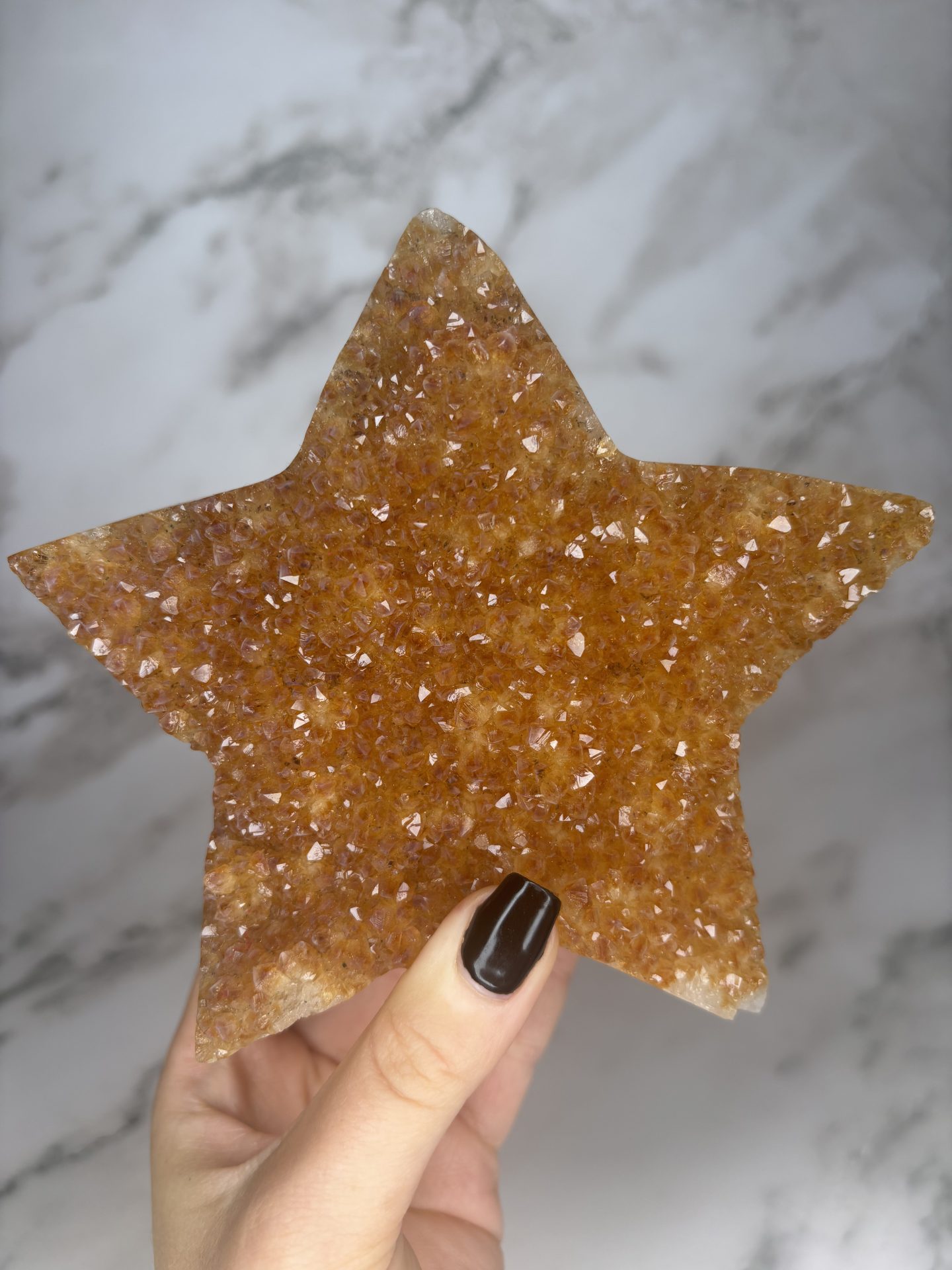 Citrine taillée en forme d'Etoile N°1 932g - Qualité EXTRA – Image 3