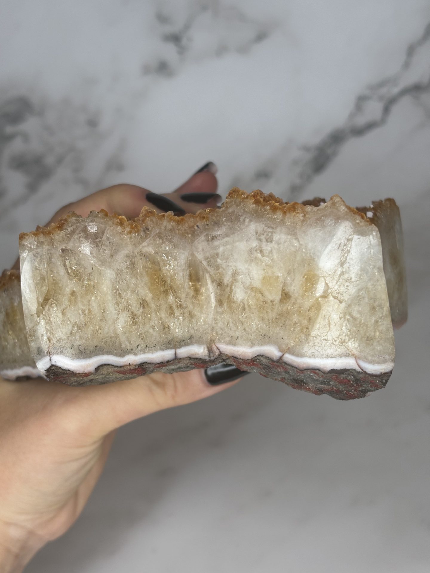 Citrine taillée en forme d'Etoile N°1 932g - Qualité EXTRA – Image 4