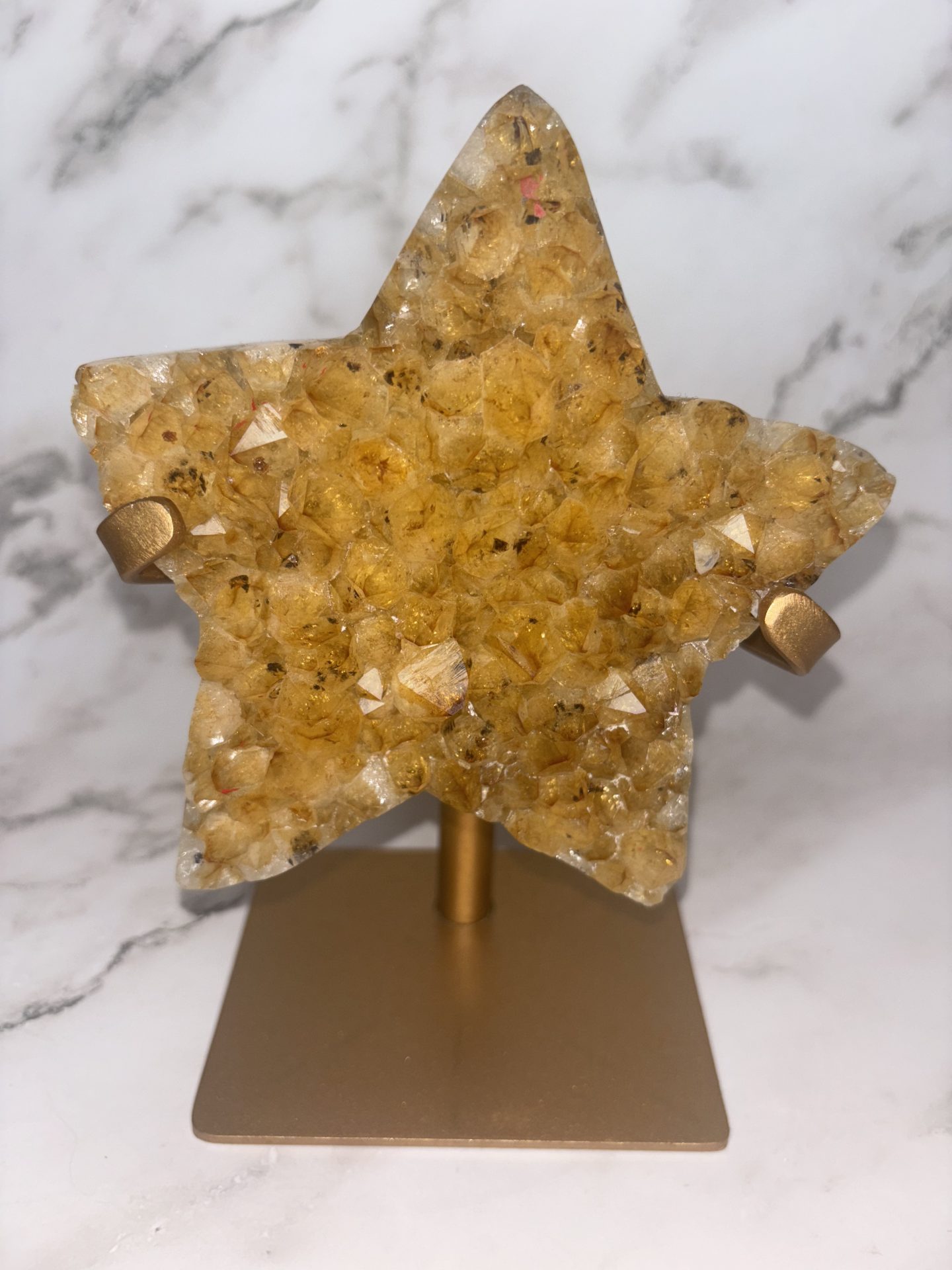 Citrine taillée en forme d'Etoile N°2 673g - Qualité EXTRA – Image 7