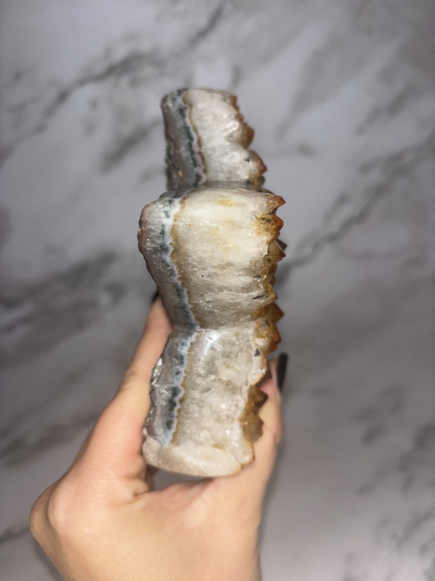 Citrine taillée en forme d'Etoile N°2 673g - Qualité EXTRA – Image 5