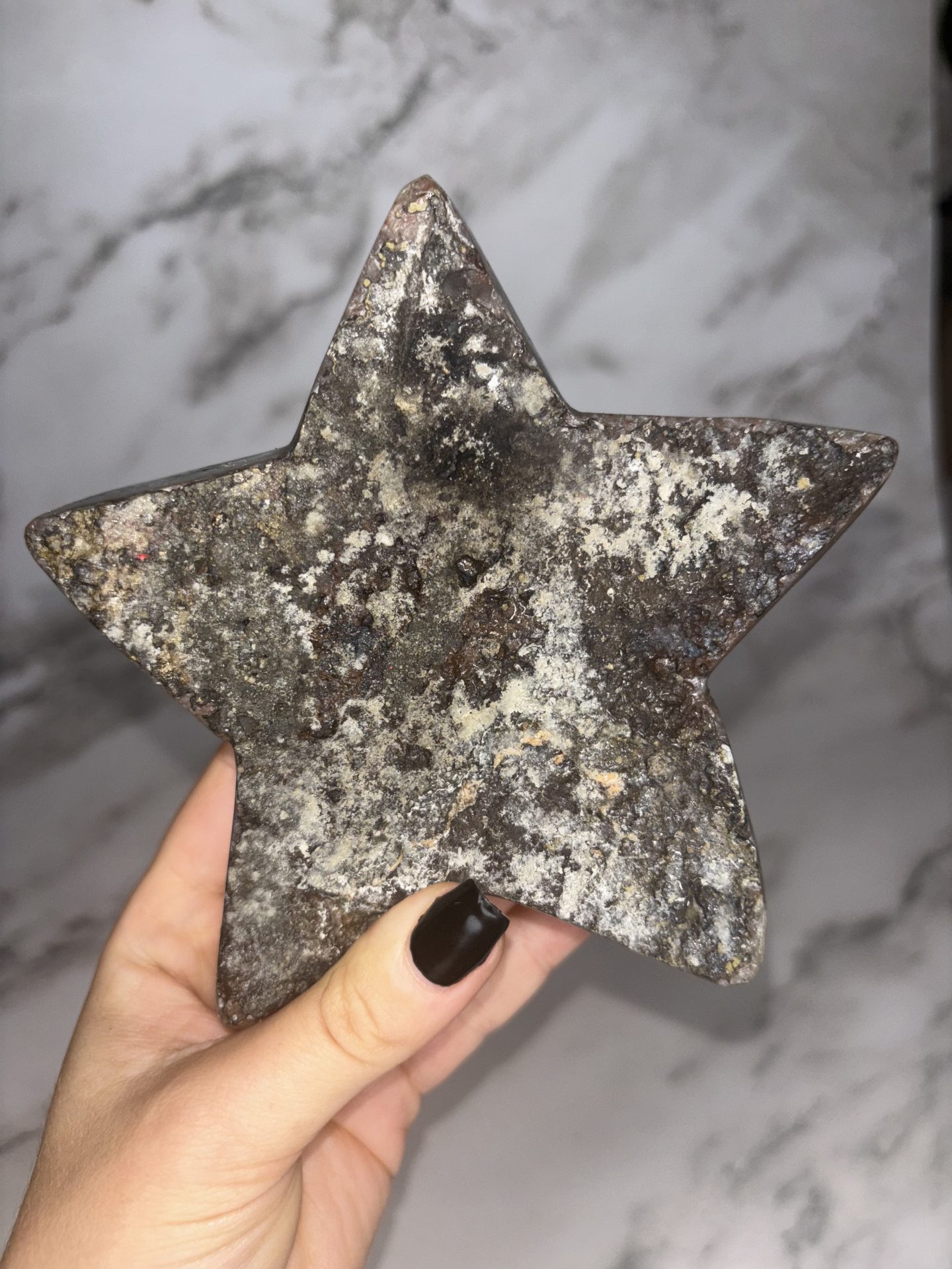 Citrine taillée en forme d'Etoile N°2 673g - Qualité EXTRA – Image 6