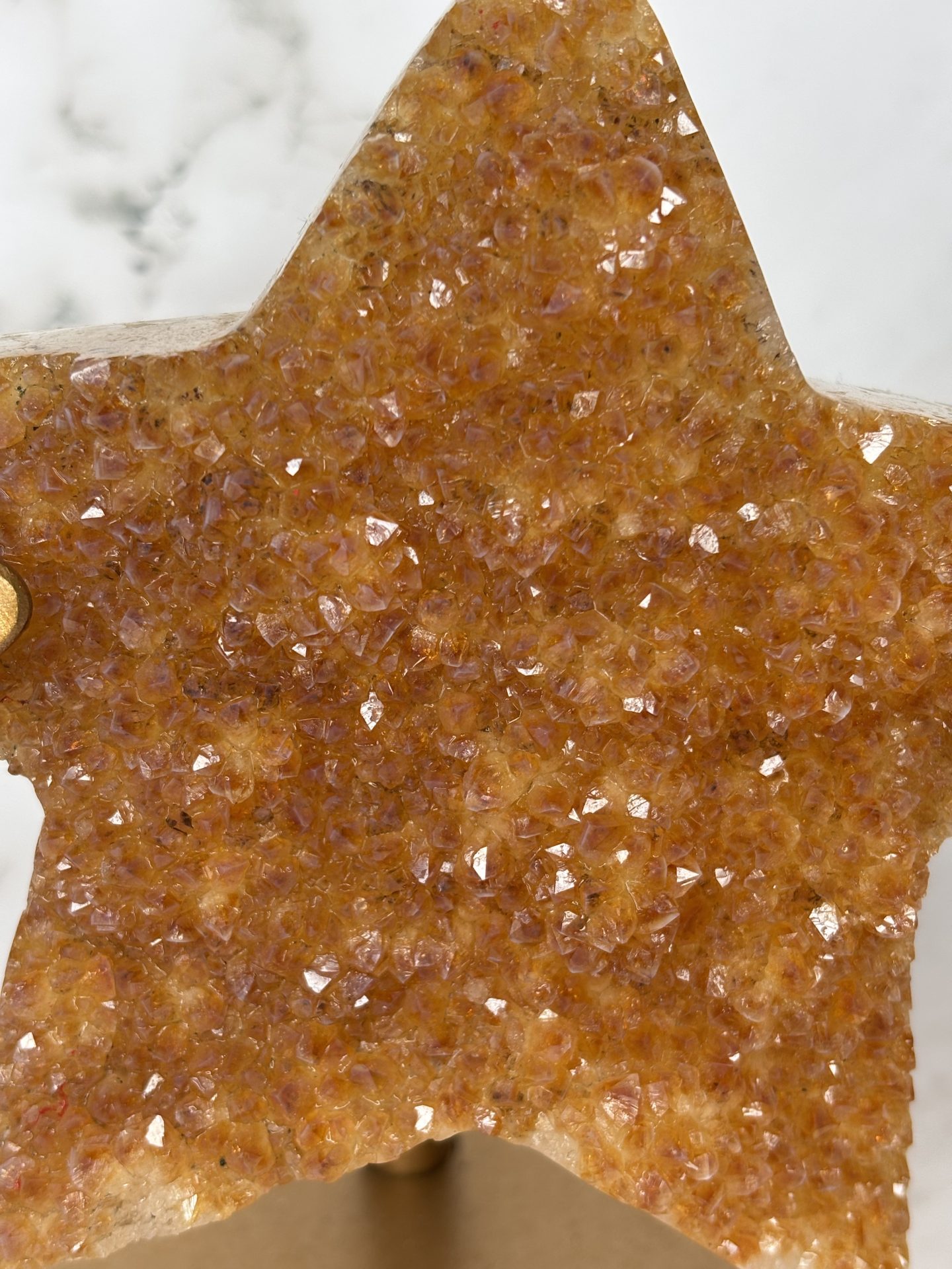 Citrine taillée en forme d'Etoile N°1 932g - Qualité EXTRA – Image 7