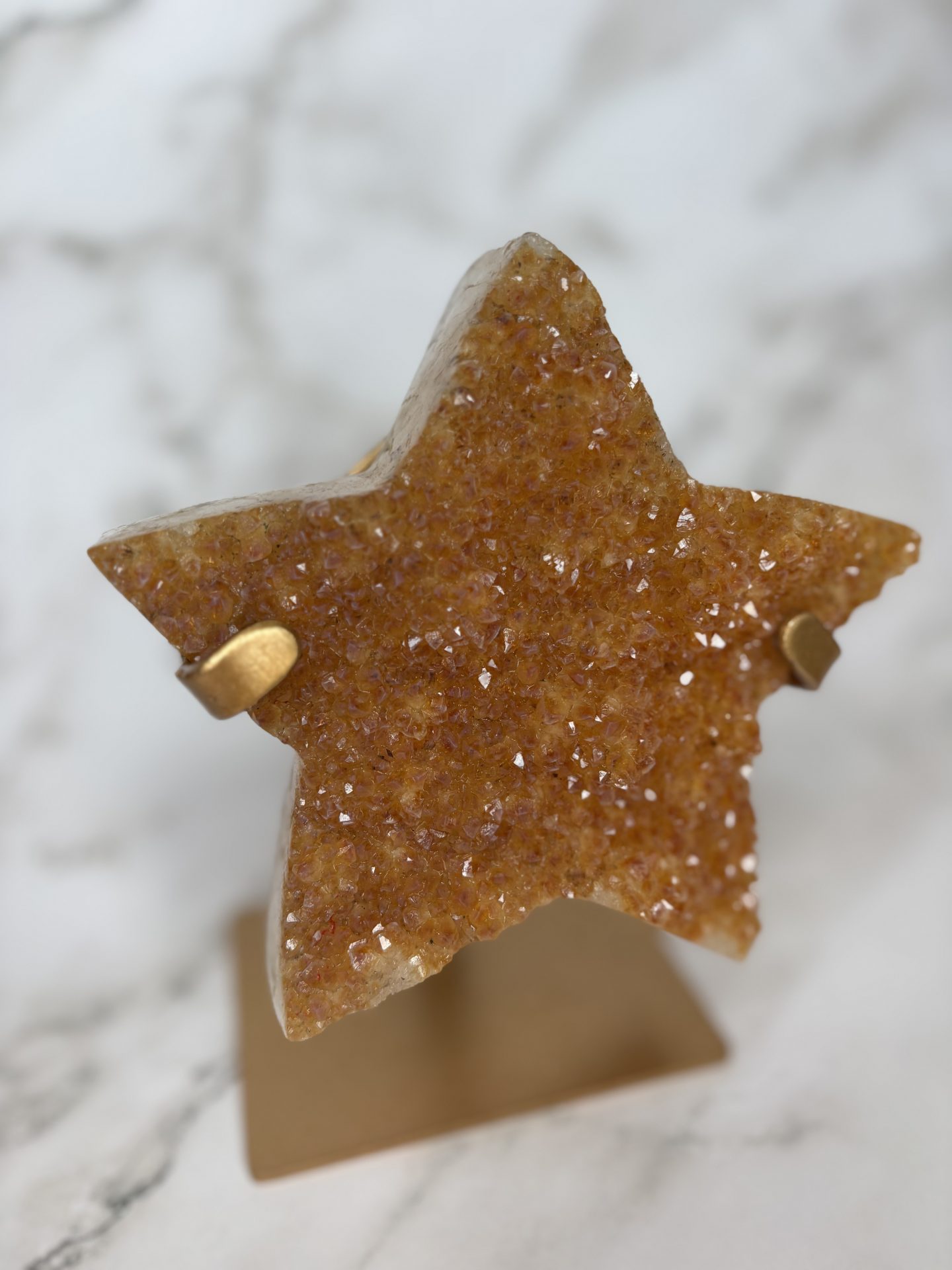 Citrine taillée en forme d'Etoile N°1 932g - Qualité EXTRA – Image 8