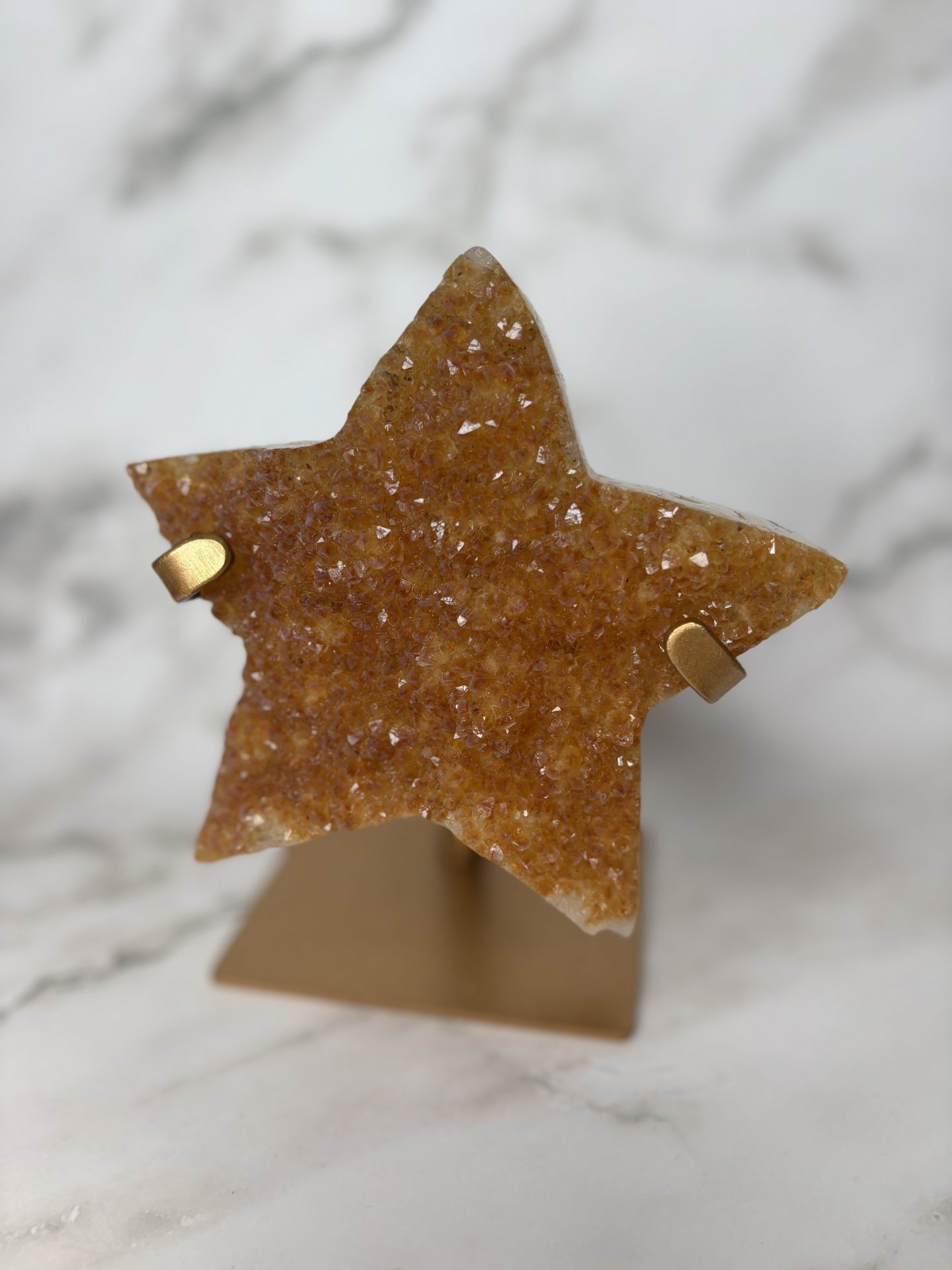 Citrine taillée en forme d'Etoile N°1 932g - Qualité EXTRA – Image 9