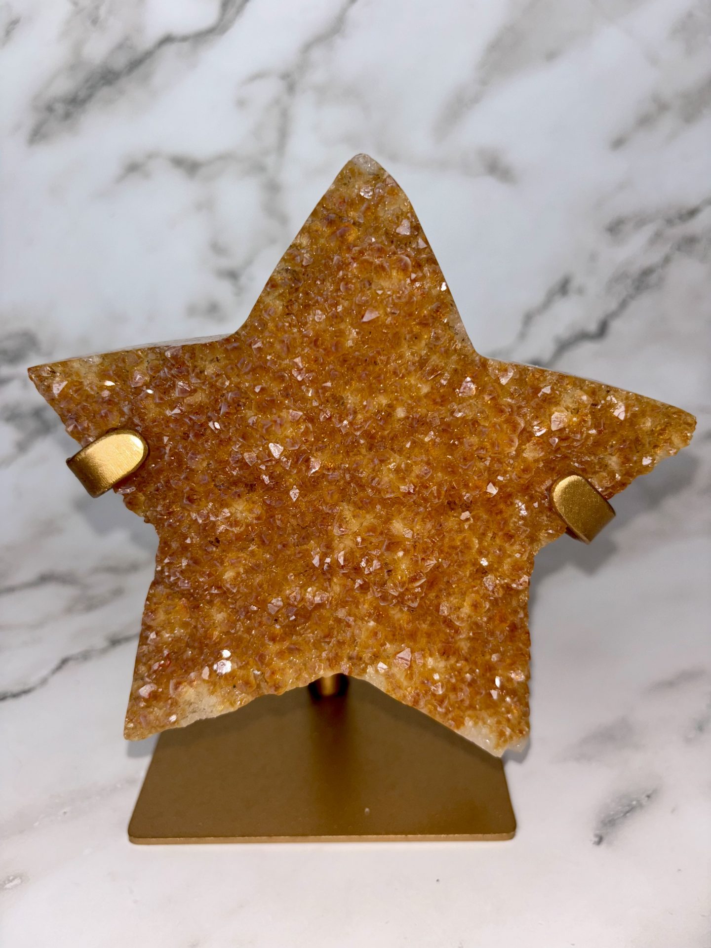 Citrine taillée en forme d'Etoile N°1 932g - Qualité EXTRA – Image 10