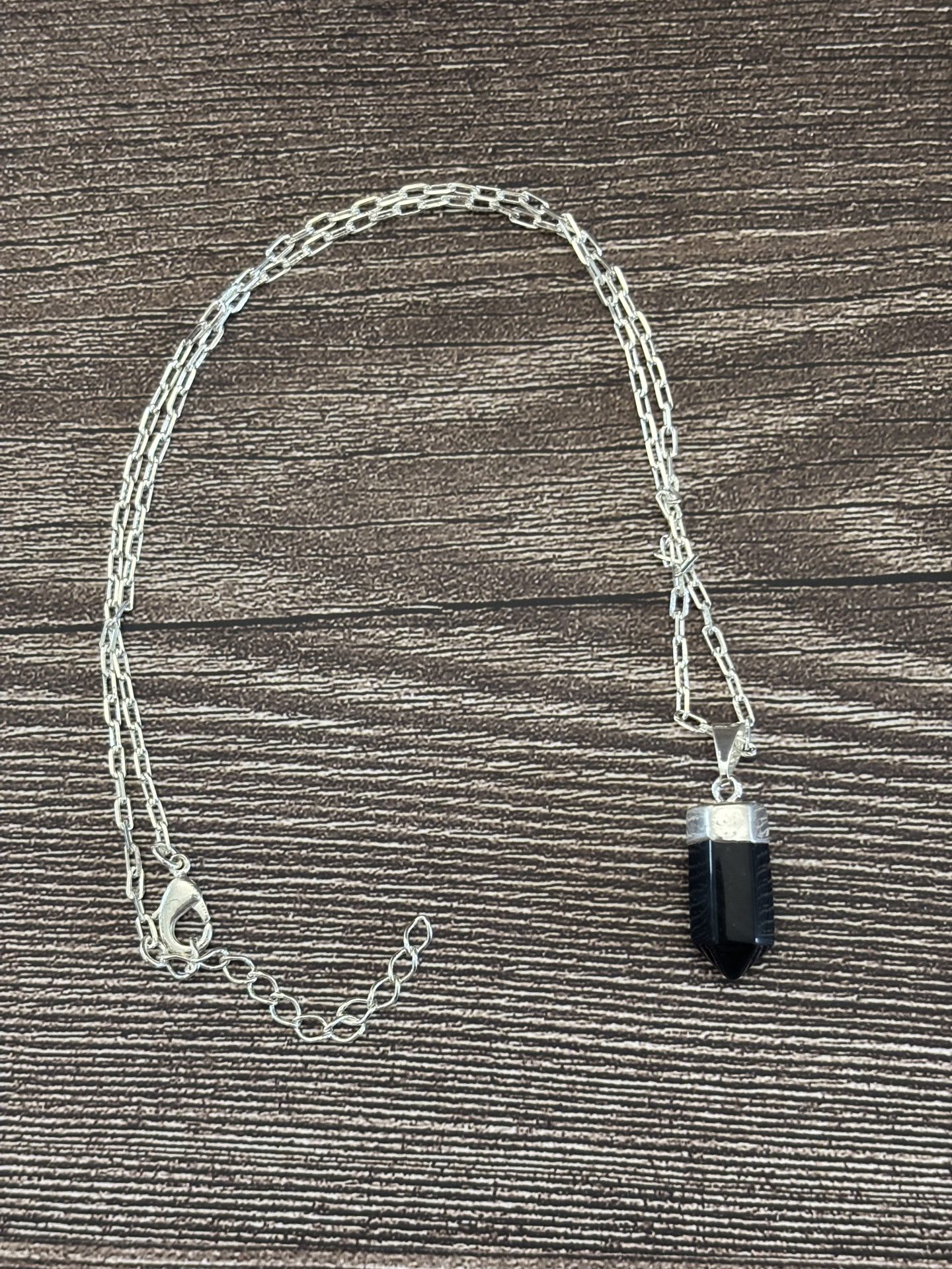 Pendentif Pointe Tourmaline Noire du Brésil - PIÈCE UNIQUE – Image 4
