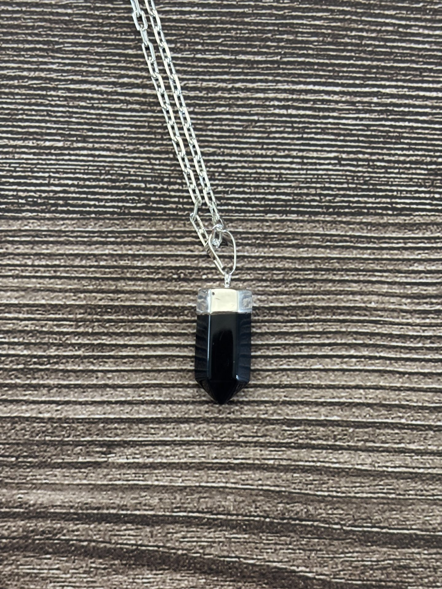 Pendentif Pointe Tourmaline Noire du Brésil - PIÈCE UNIQUE – Image 5