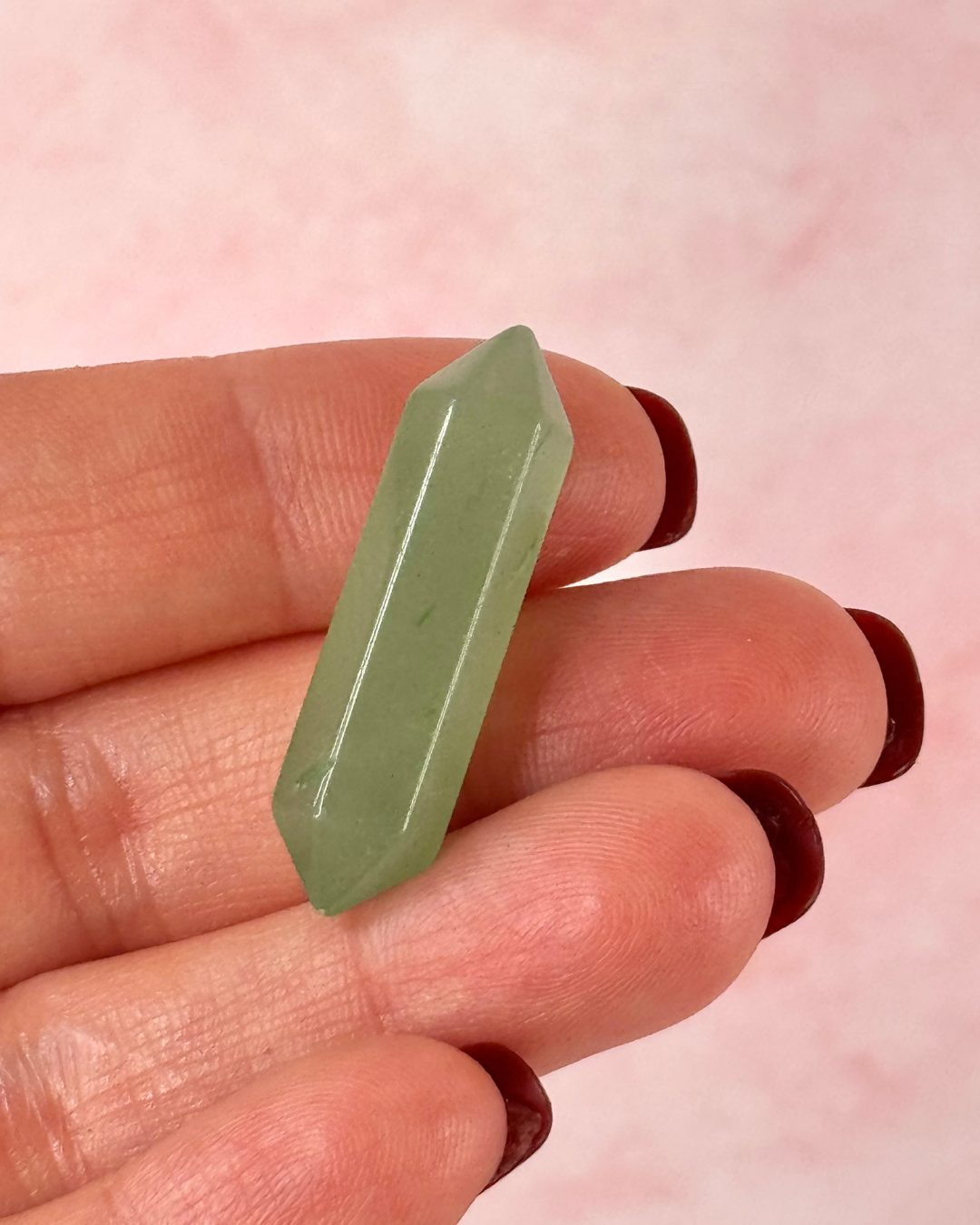 Aventurine verte biterminée du Zimbabwe – Image 5
