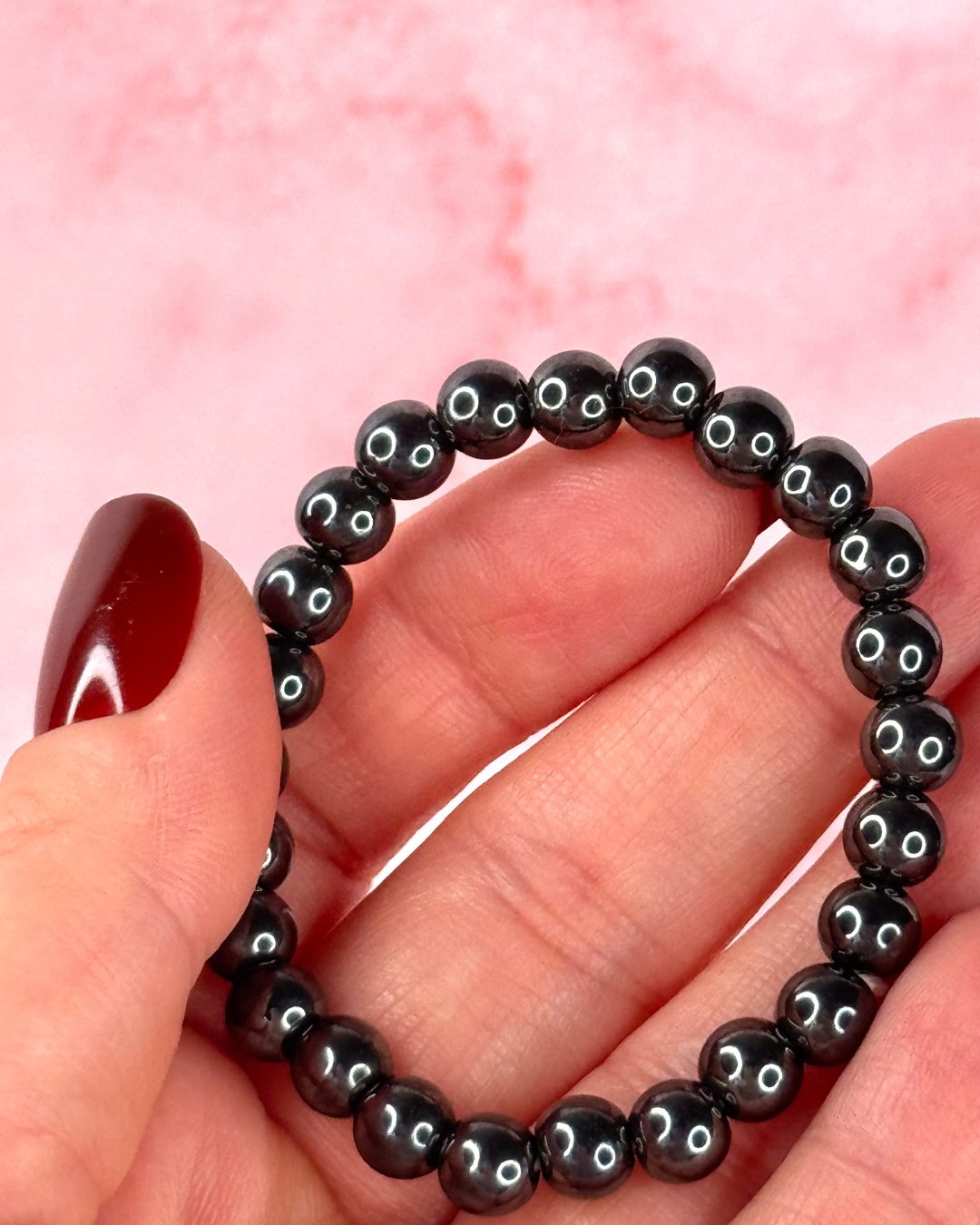 Bracelet Sphères Hématite A – Image 3