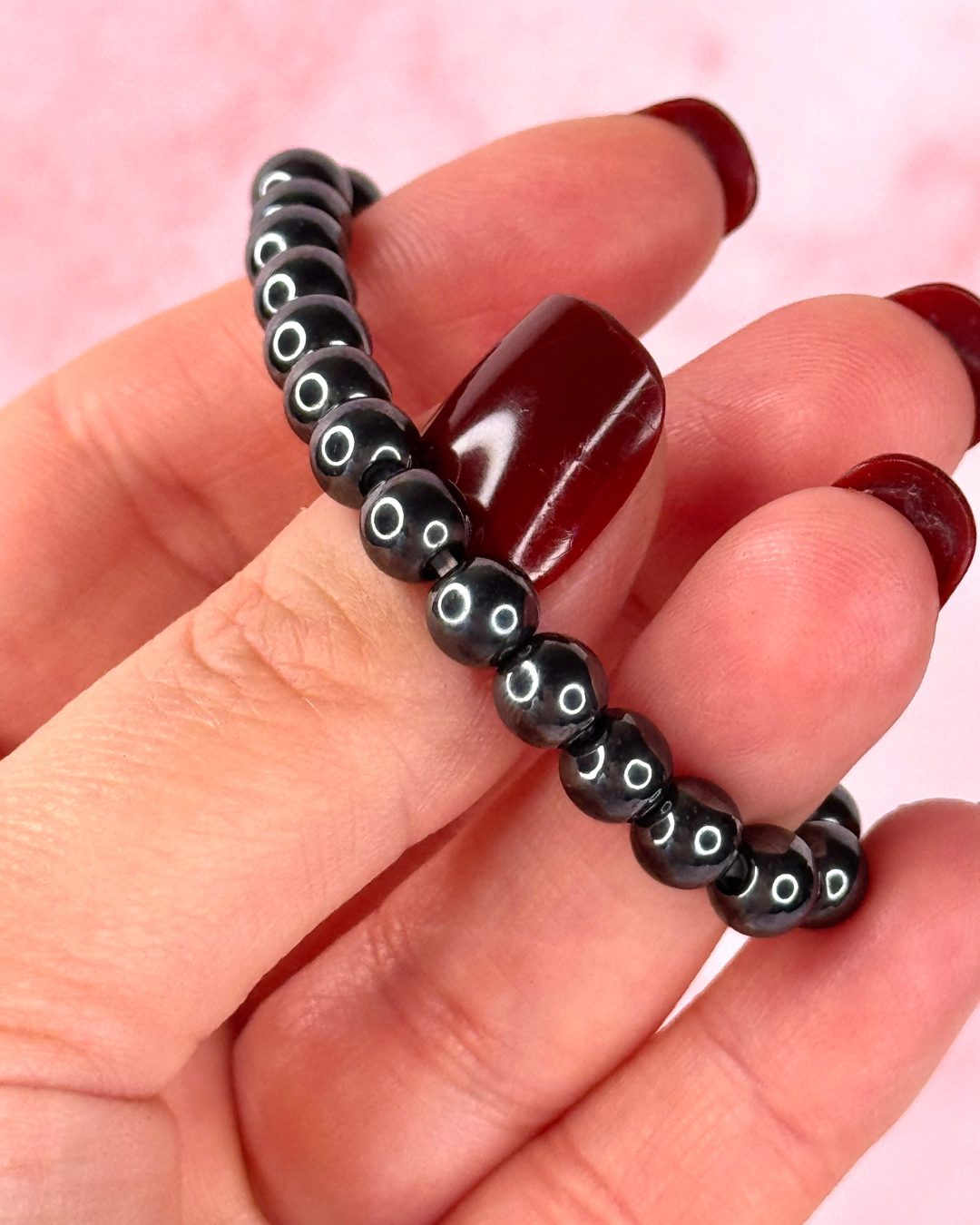 Bracelet Sphères Hématite A – Image 4