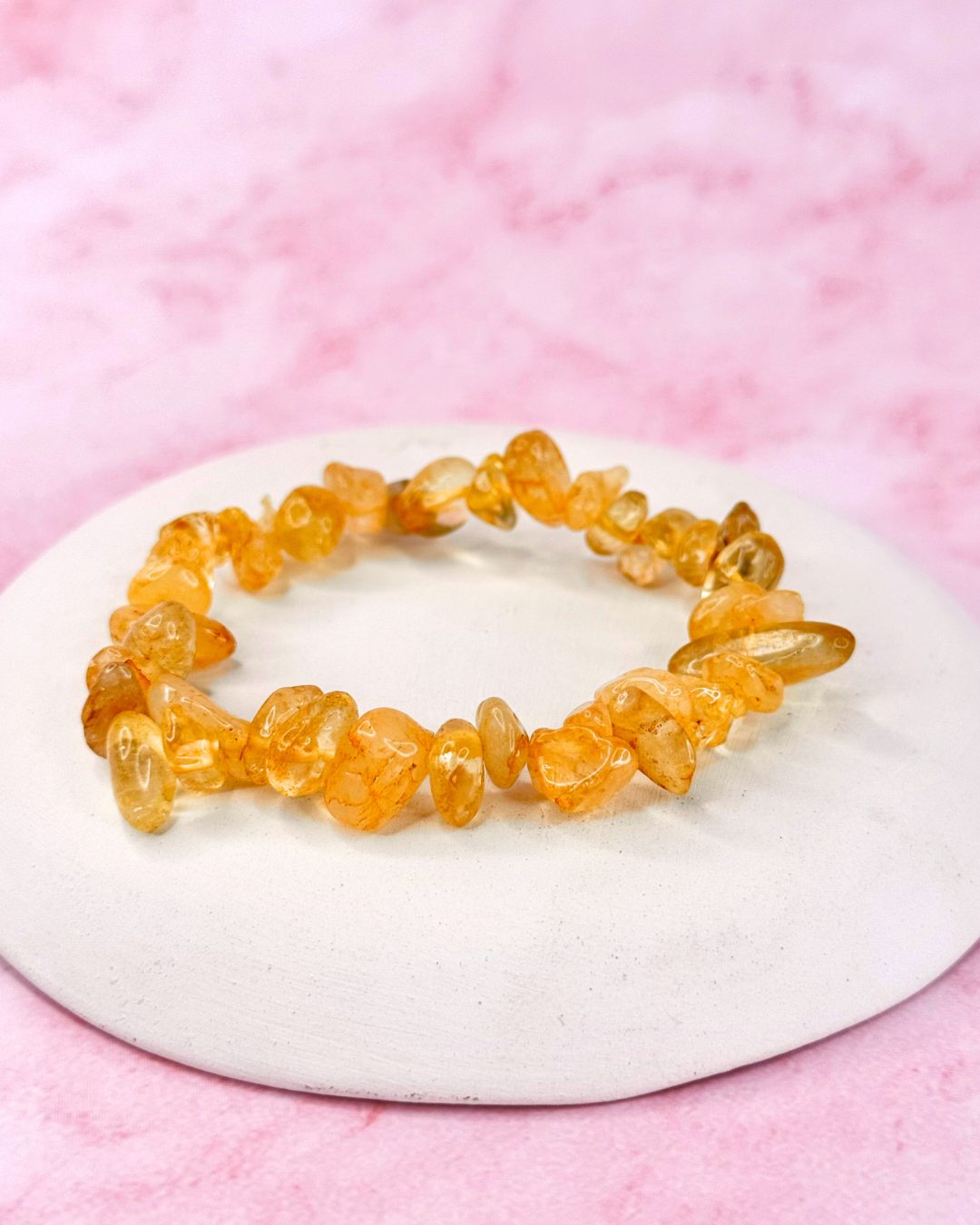 Bracelet baroque Citrine chauffée A