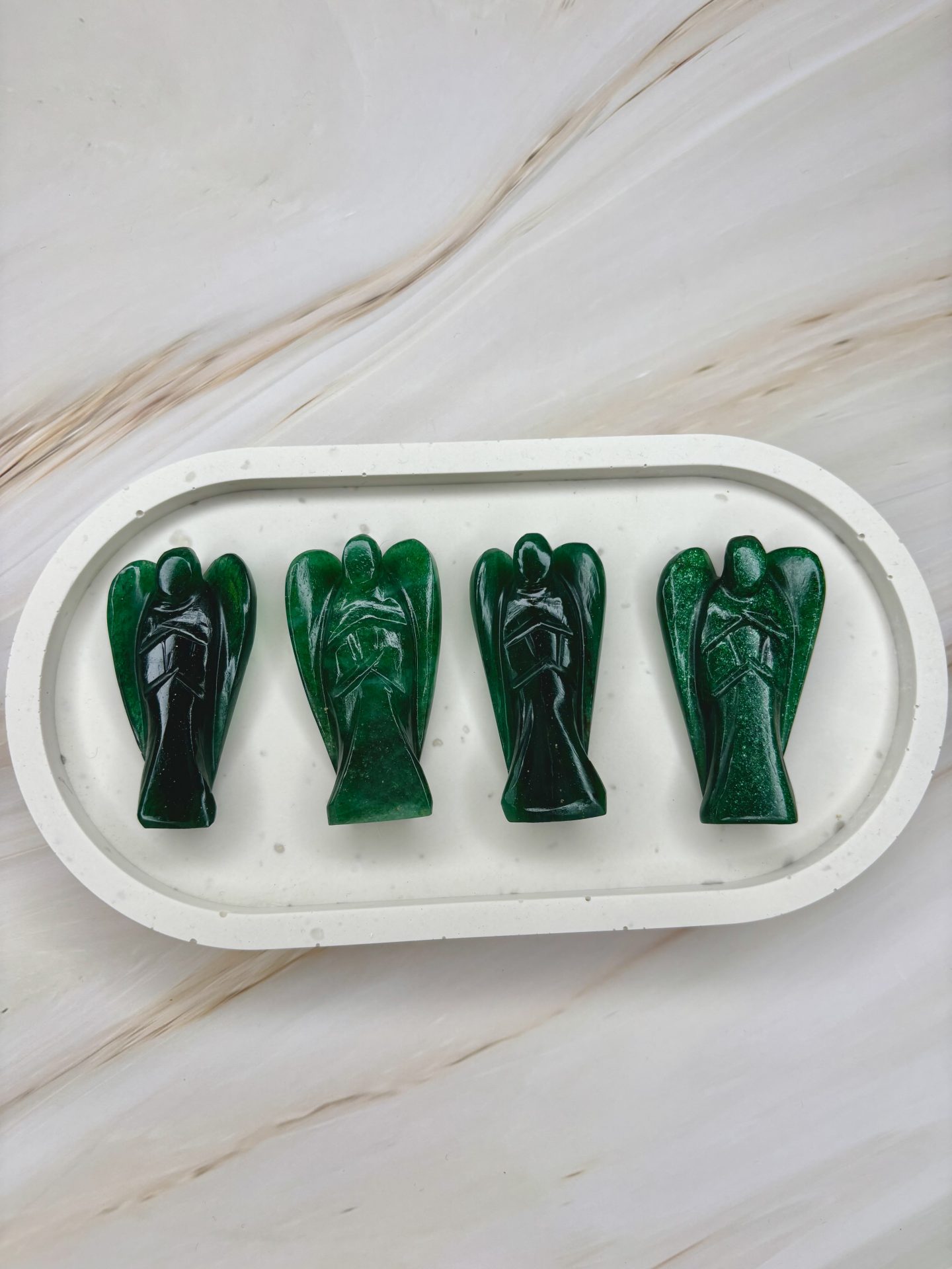 Ange de Poche en Aventurine verte du Zimbabwe AAA – Image 7