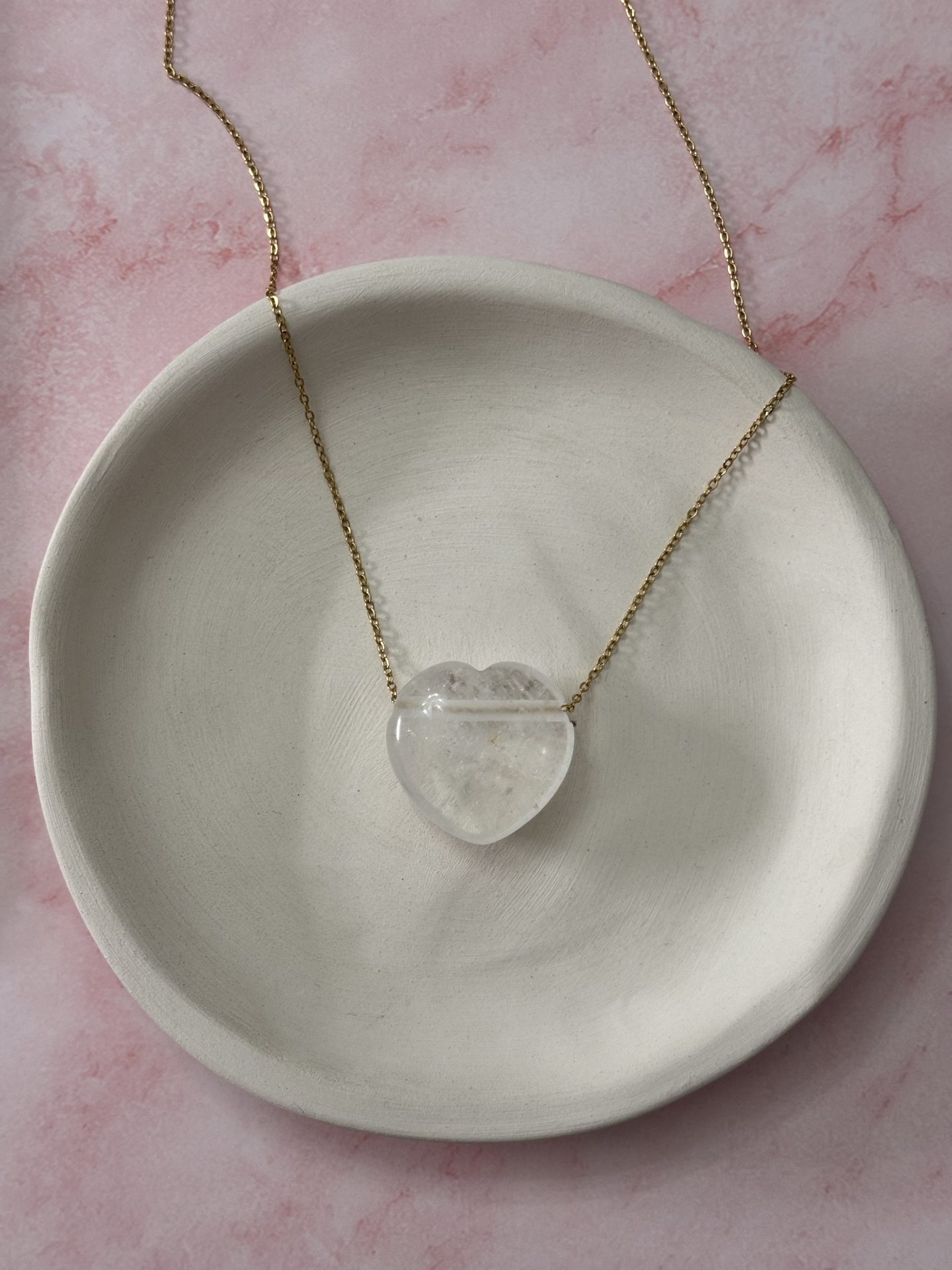 Collier Coeur en Cristal de Roche du Brésil A - Capsule Noël (Édition Limitée) – Image 6