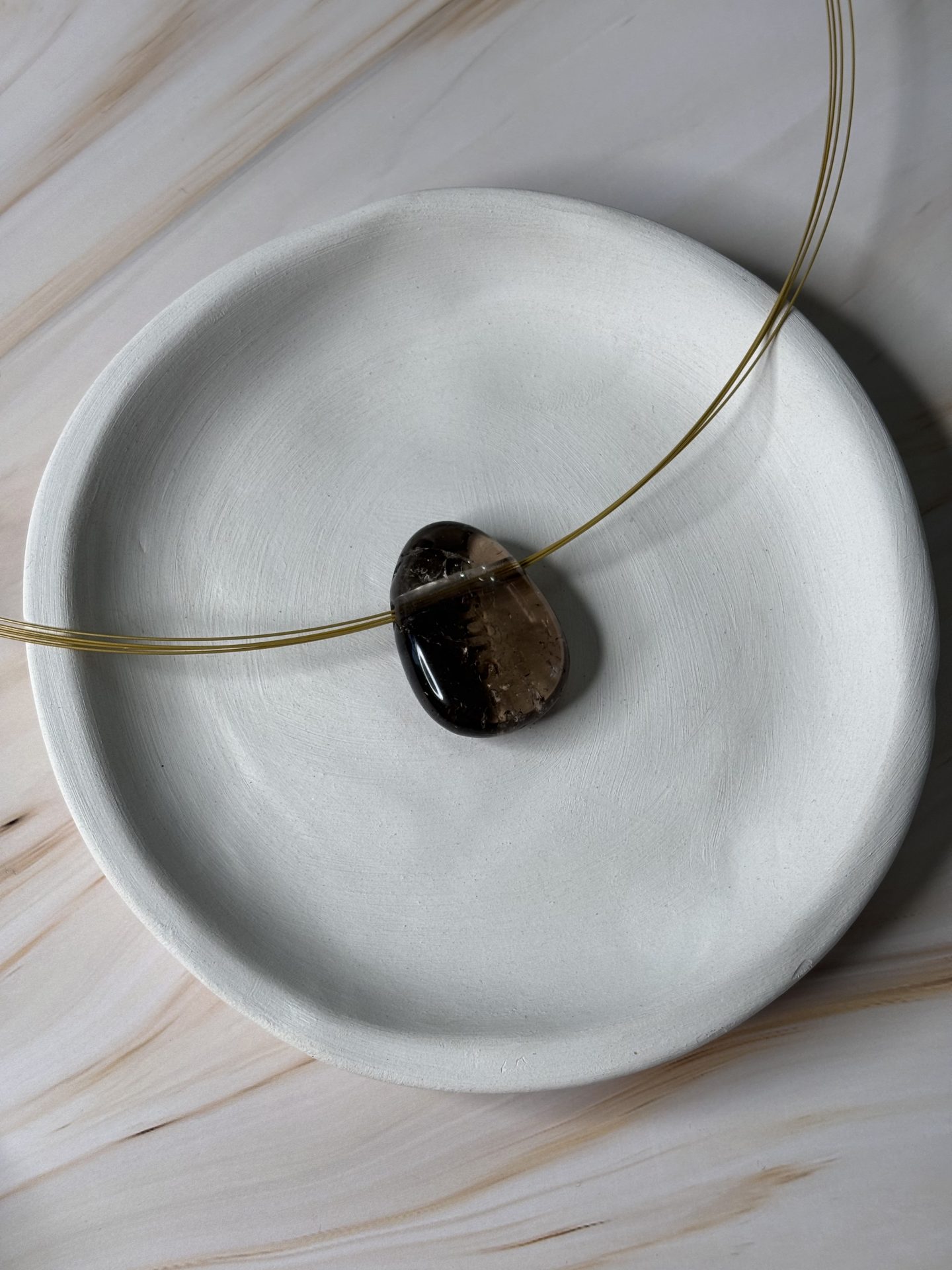 Ras du cou Quartz Fumé du Brésil AA - Capsule Noël (Edition Limitée) – Image 3