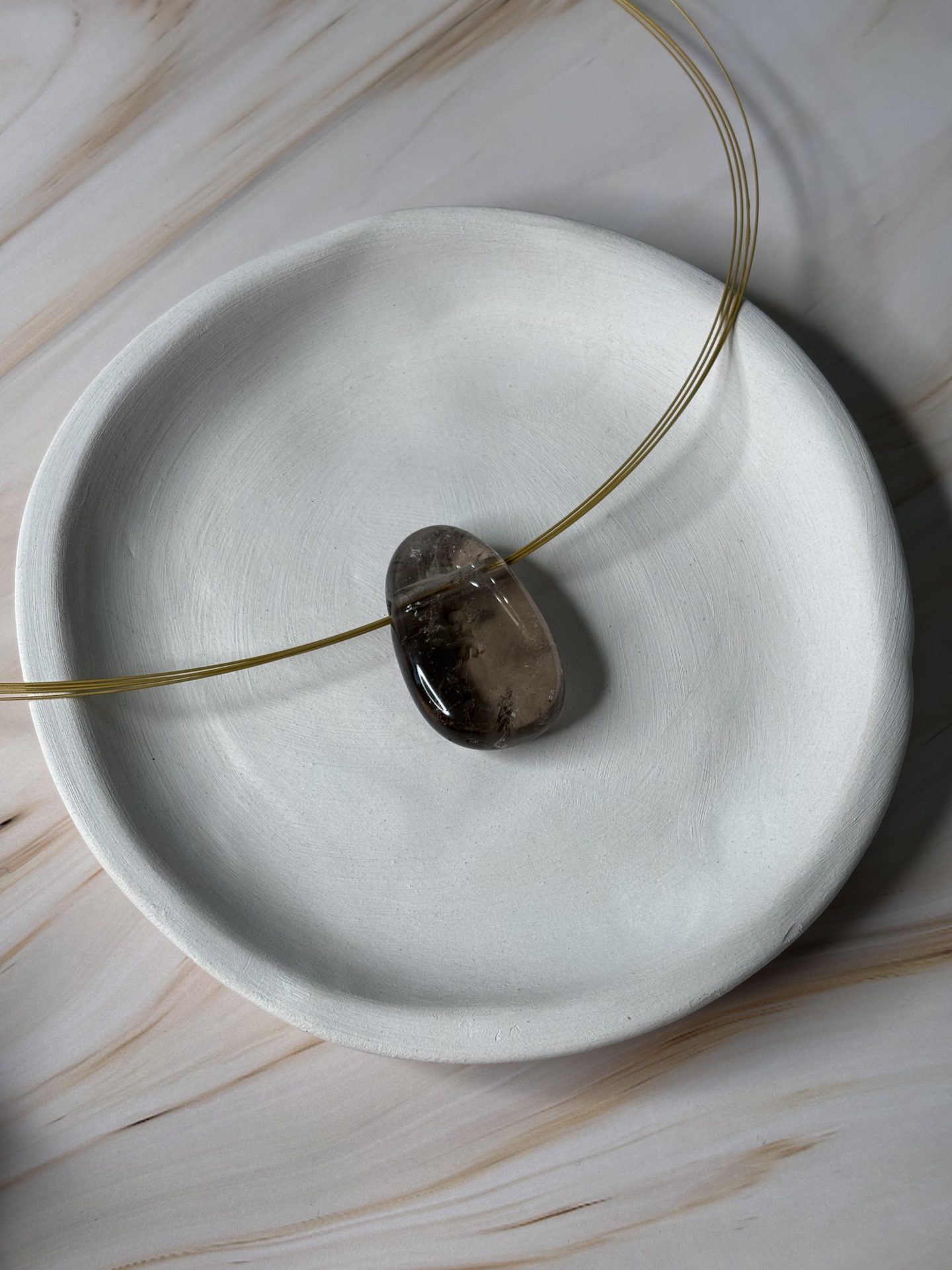 Ras du cou Quartz Fumé du Brésil AA - Capsule Noël (Edition Limitée) – Image 4