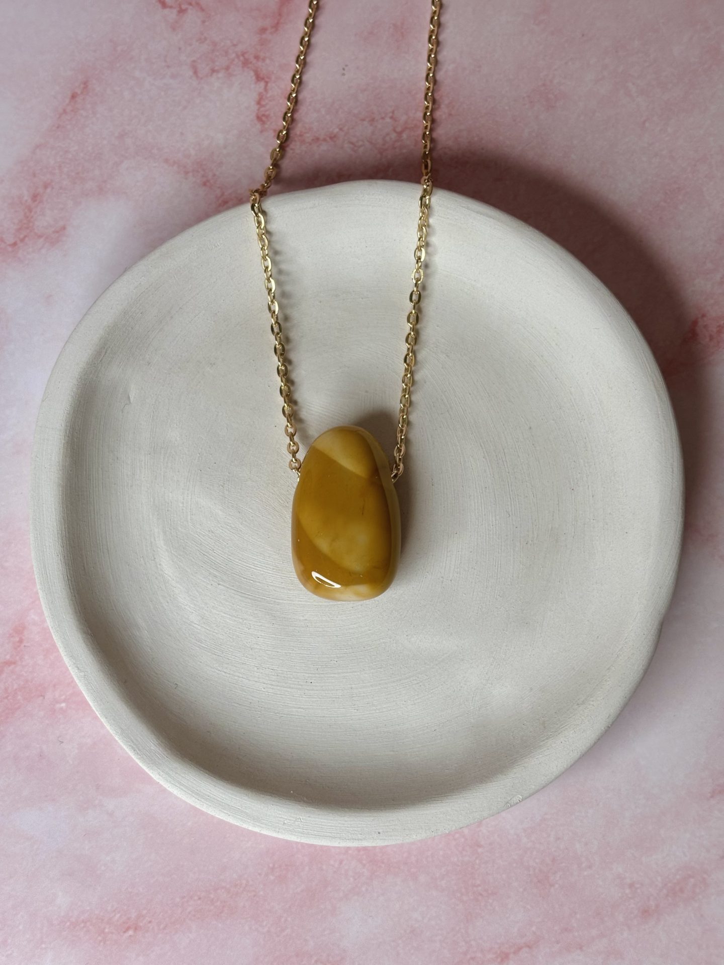 Collier Cabochon Jaspe Mokaïte A Australie - Capsule Noël (Édition Limitée) – Image 3