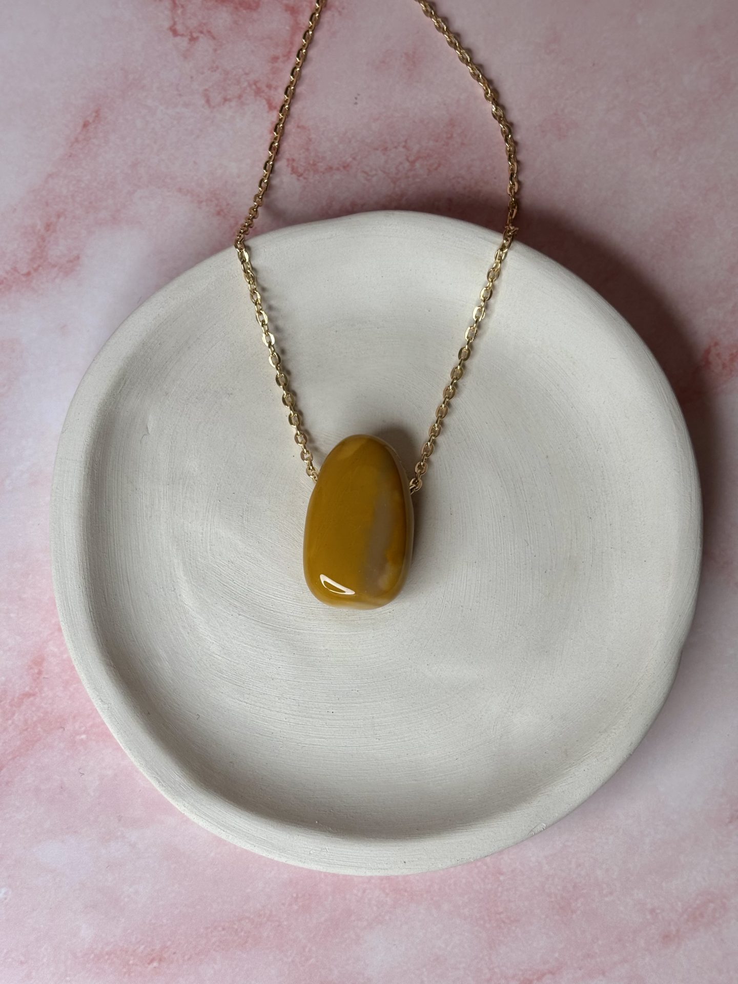 Collier Cabochon Jaspe Mokaïte A Australie - Capsule Noël (Édition Limitée) – Image 4