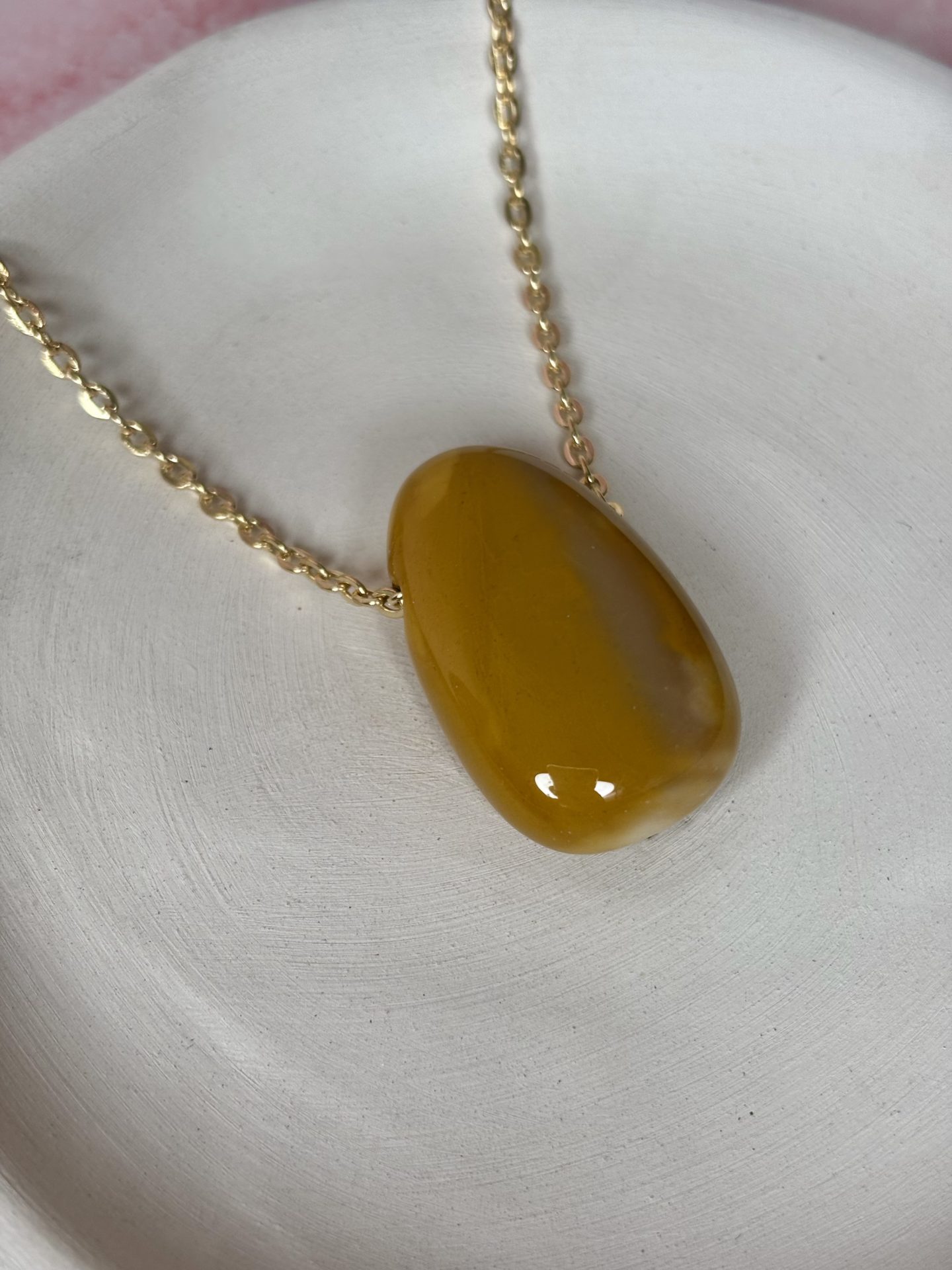 Collier Cabochon Jaspe Mokaïte A Australie - Capsule Noël (Édition Limitée) – Image 5