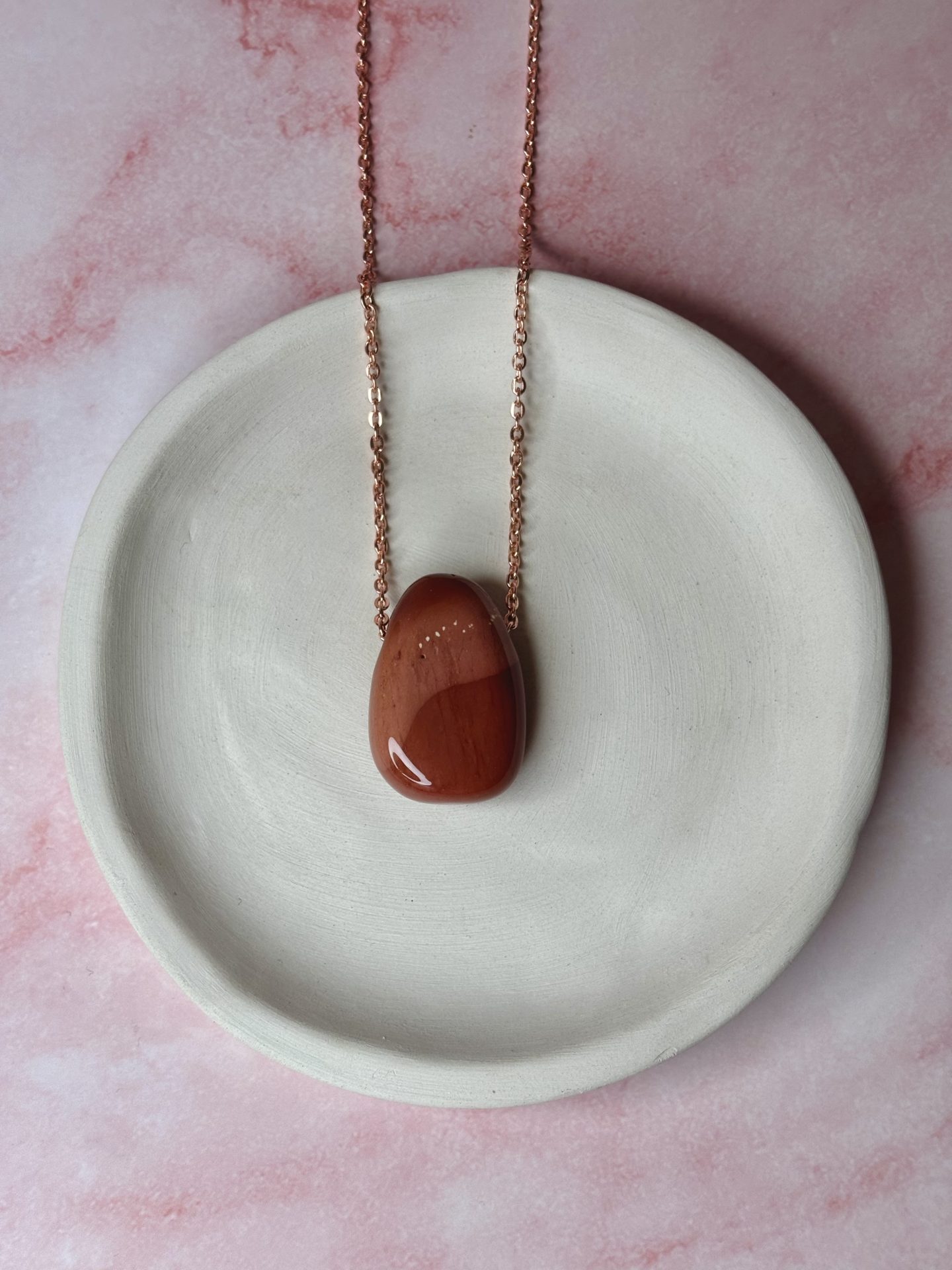 Collier Cabochon Jaspe Mokaïte A Australie - Capsule Noël (Édition Limitée) – Image 6