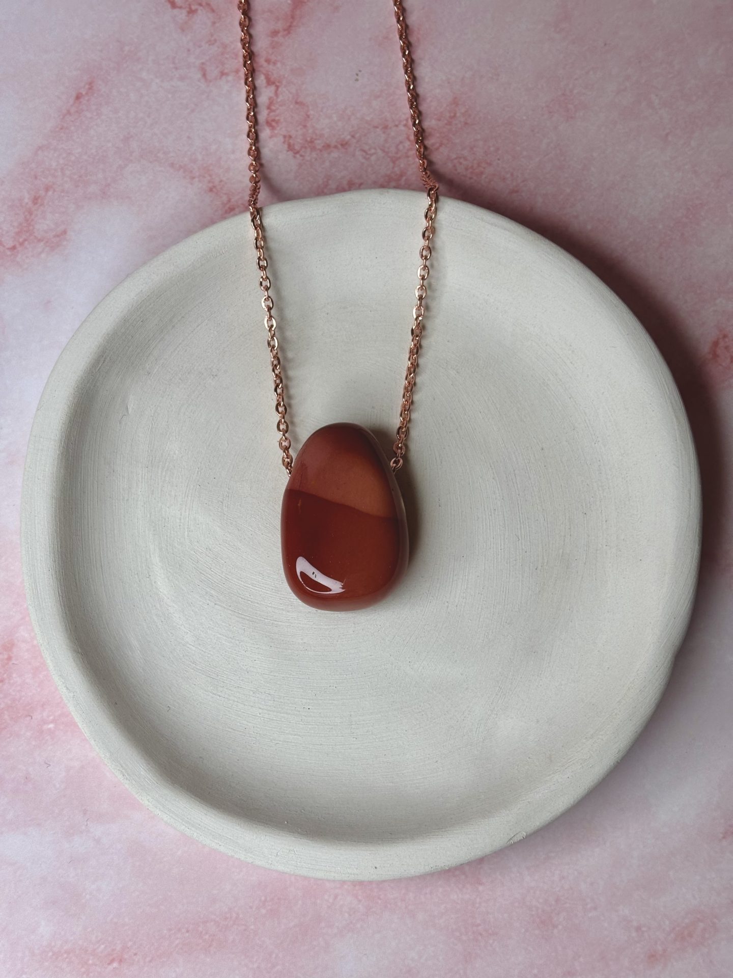 Collier Cabochon Jaspe Mokaïte A Australie - Capsule Noël (Édition Limitée) – Image 9