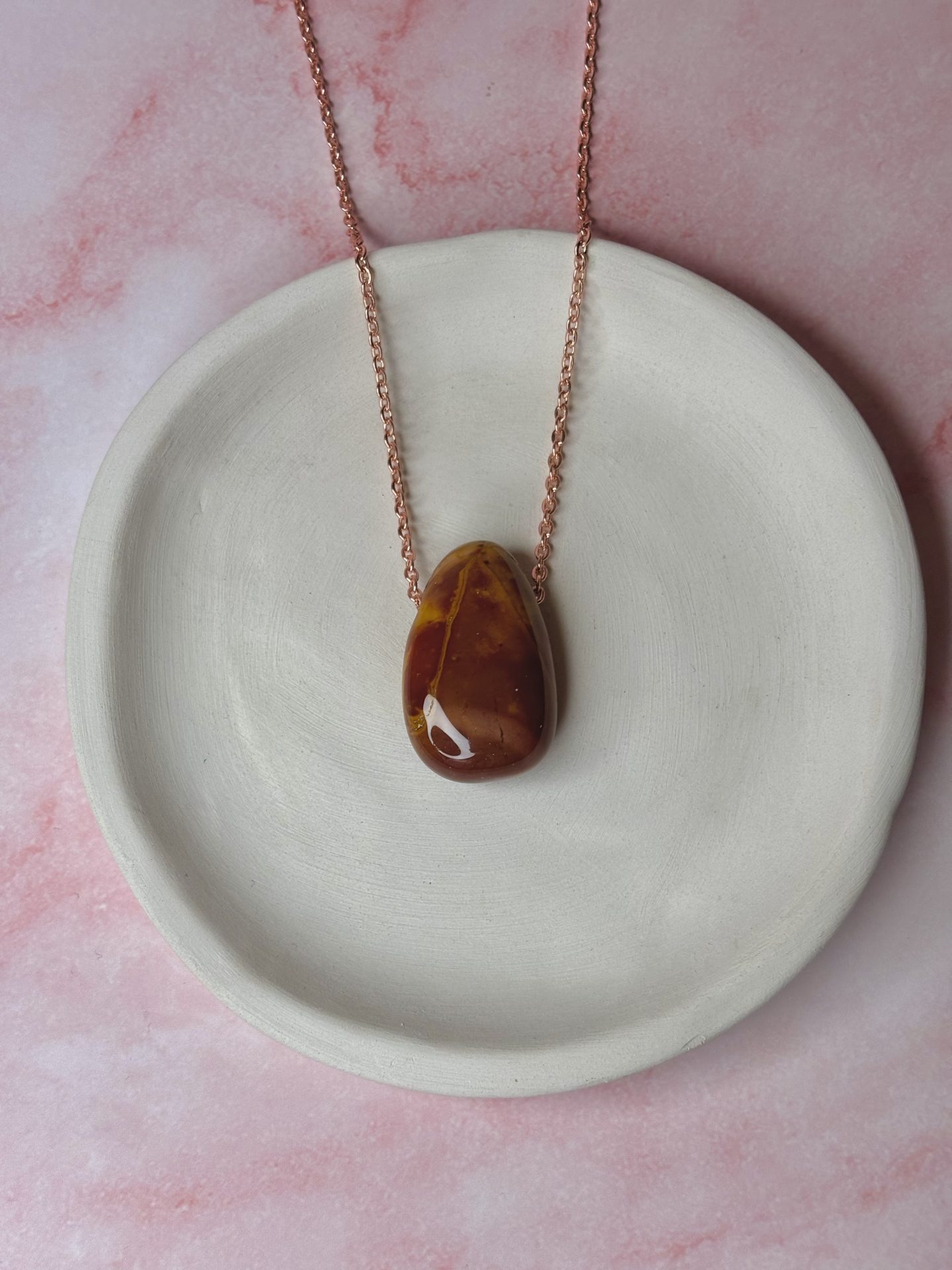 Collier Cabochon Jaspe Mokaïte A Australie - Capsule Noël (Édition Limitée) – Image 10