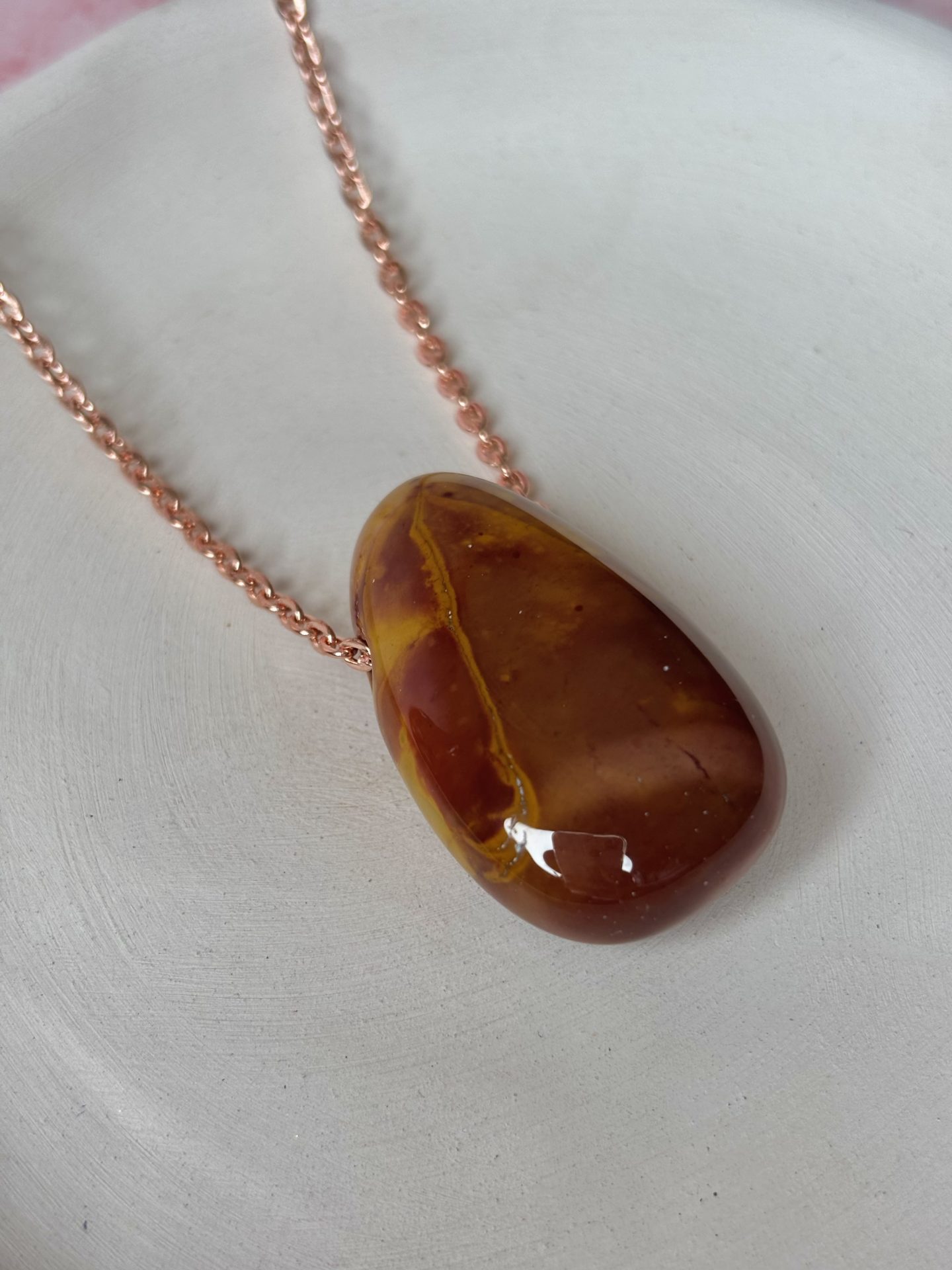 Collier Cabochon Jaspe Mokaïte A Australie - Capsule Noël (Édition Limitée) – Image 11