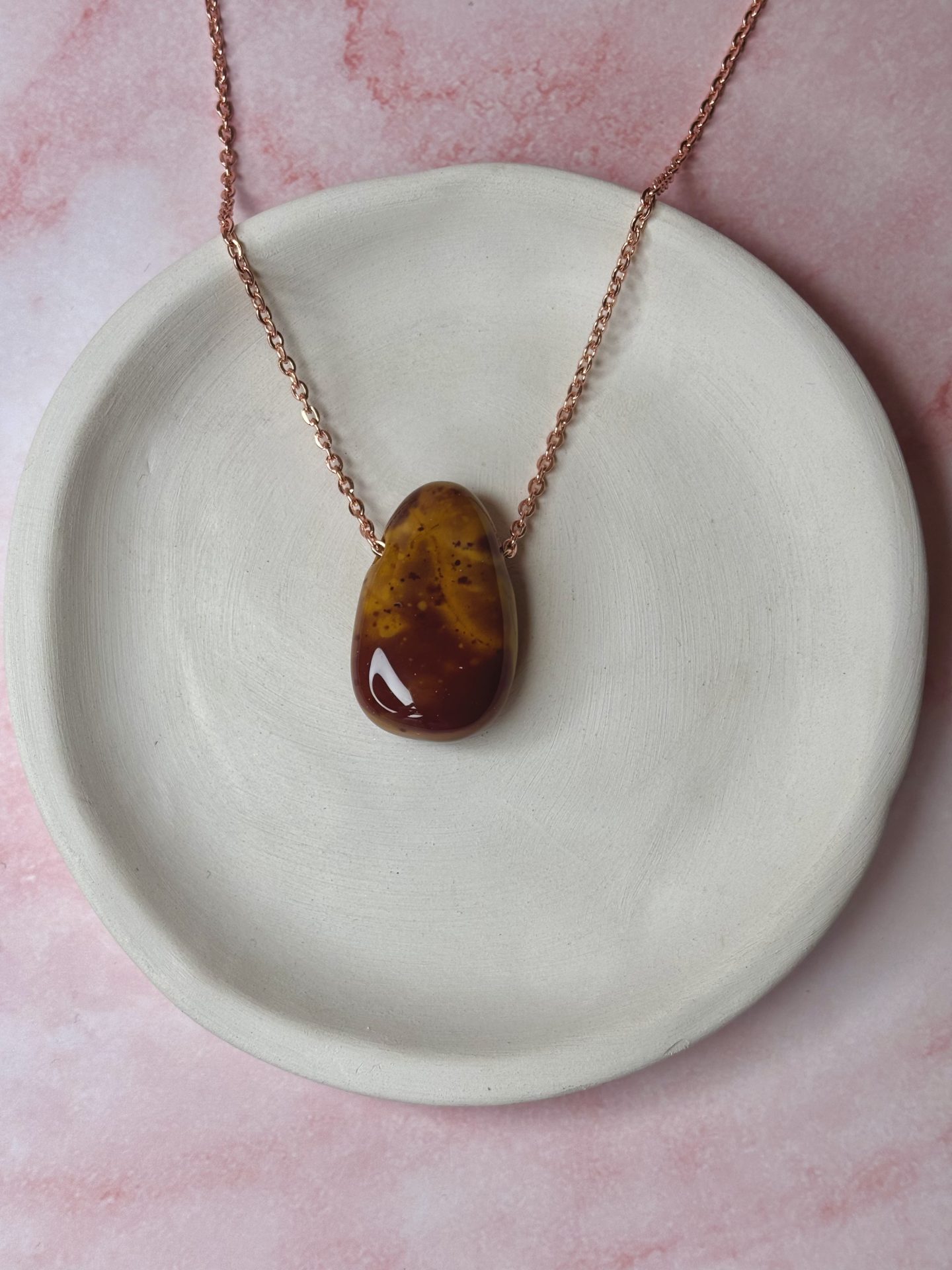 Collier Cabochon Jaspe Mokaïte A Australie - Capsule Noël (Édition Limitée) – Image 13