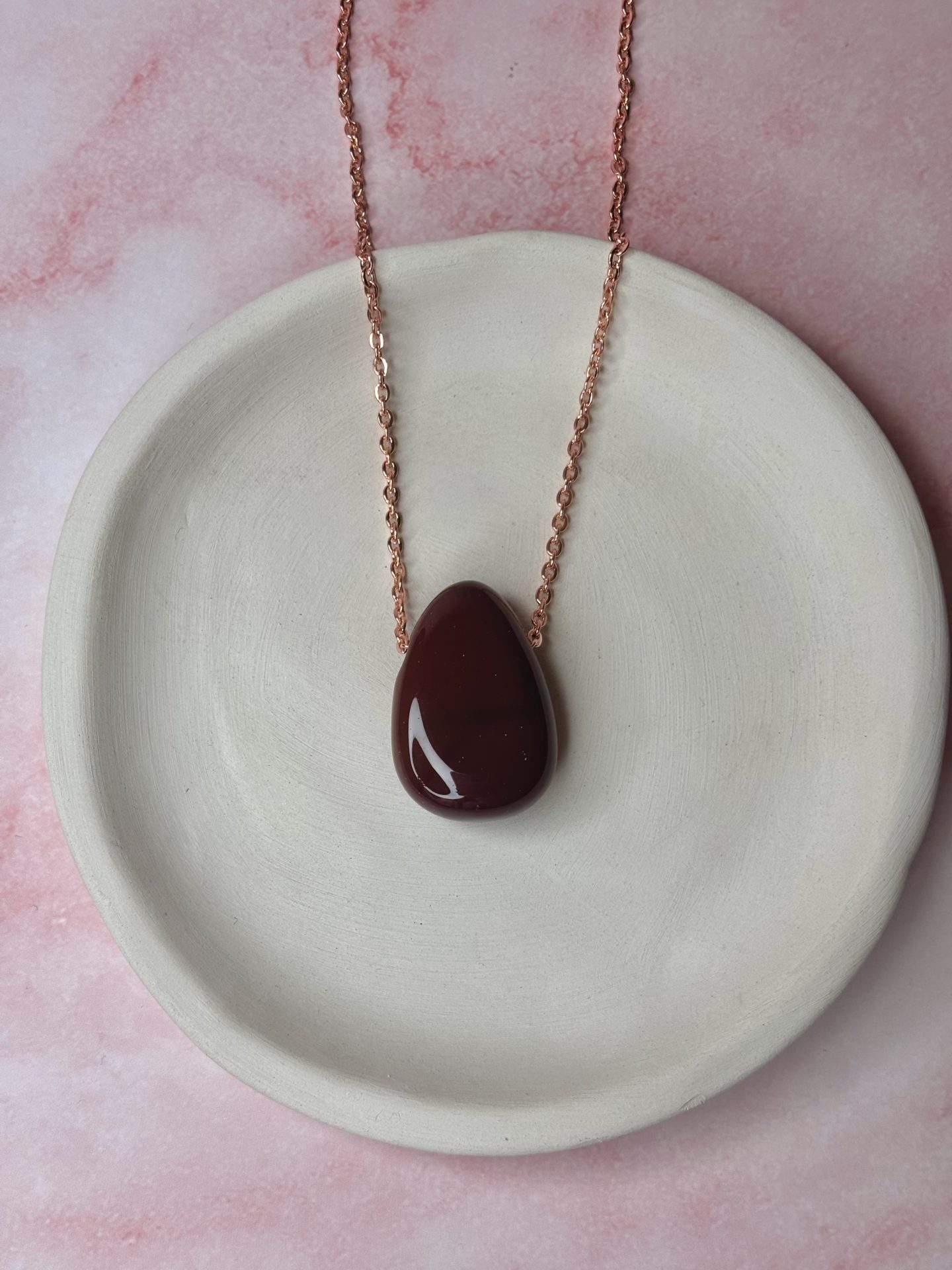 Collier Cabochon Jaspe Mokaïte A Australie - Capsule Noël (Édition Limitée) – Image 14