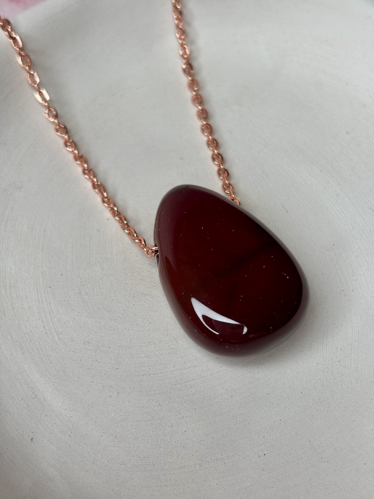 Collier Cabochon Jaspe Mokaïte A Australie - Capsule Noël (Édition Limitée) – Image 15