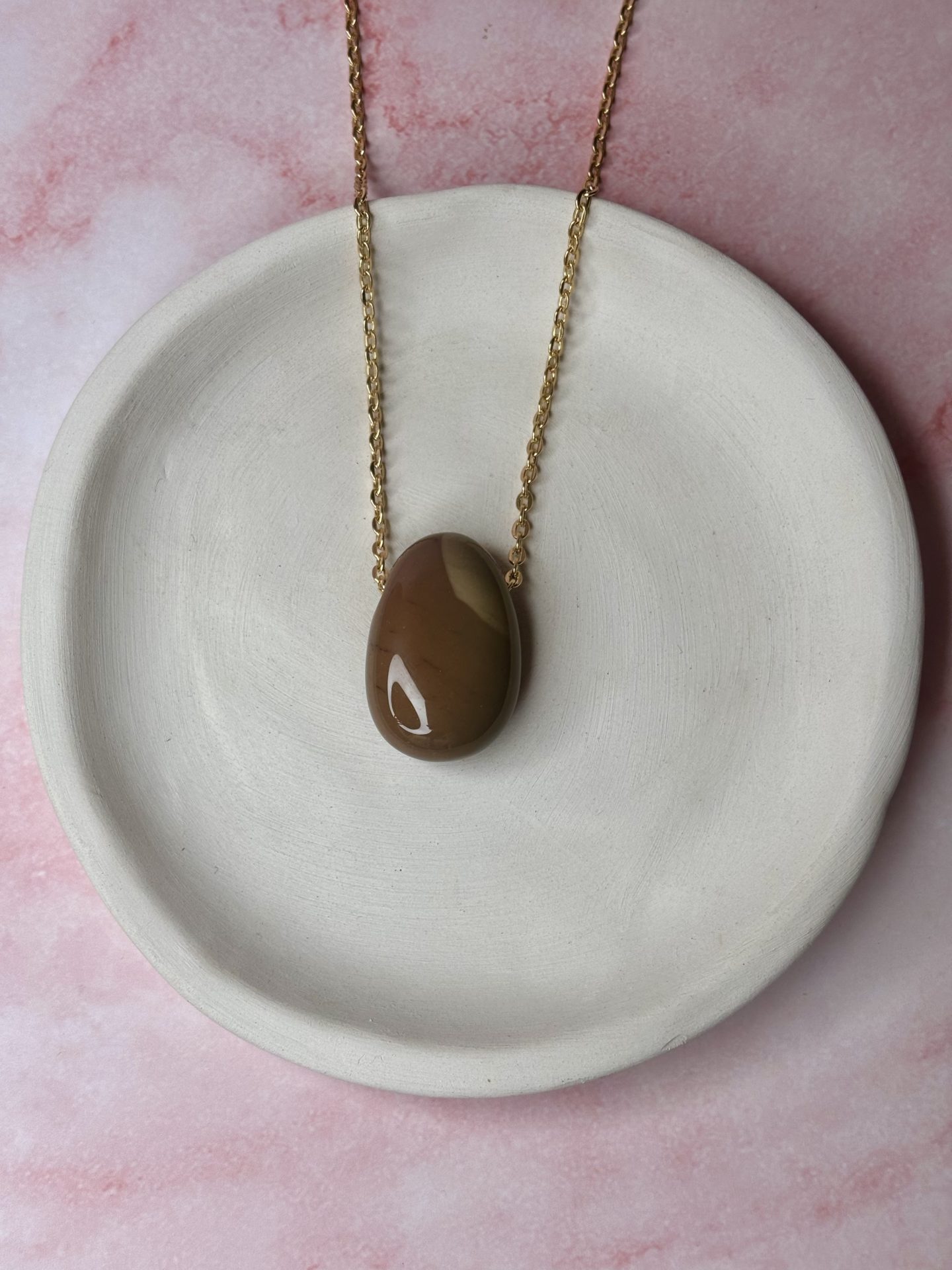 Collier Cabochon Jaspe Mokaïte A Australie - Capsule Noël (Édition Limitée) – Image 16