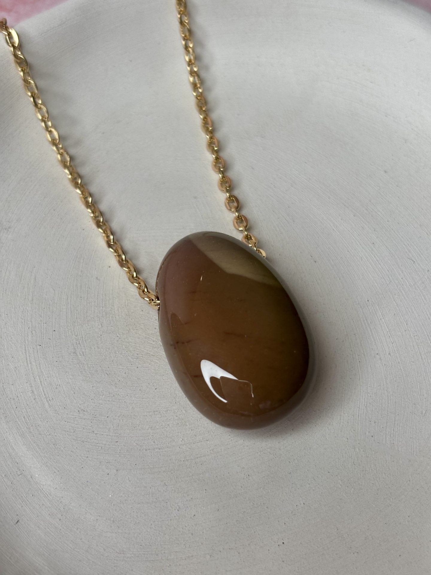 Collier Cabochon Jaspe Mokaïte A Australie - Capsule Noël (Édition Limitée) – Image 17