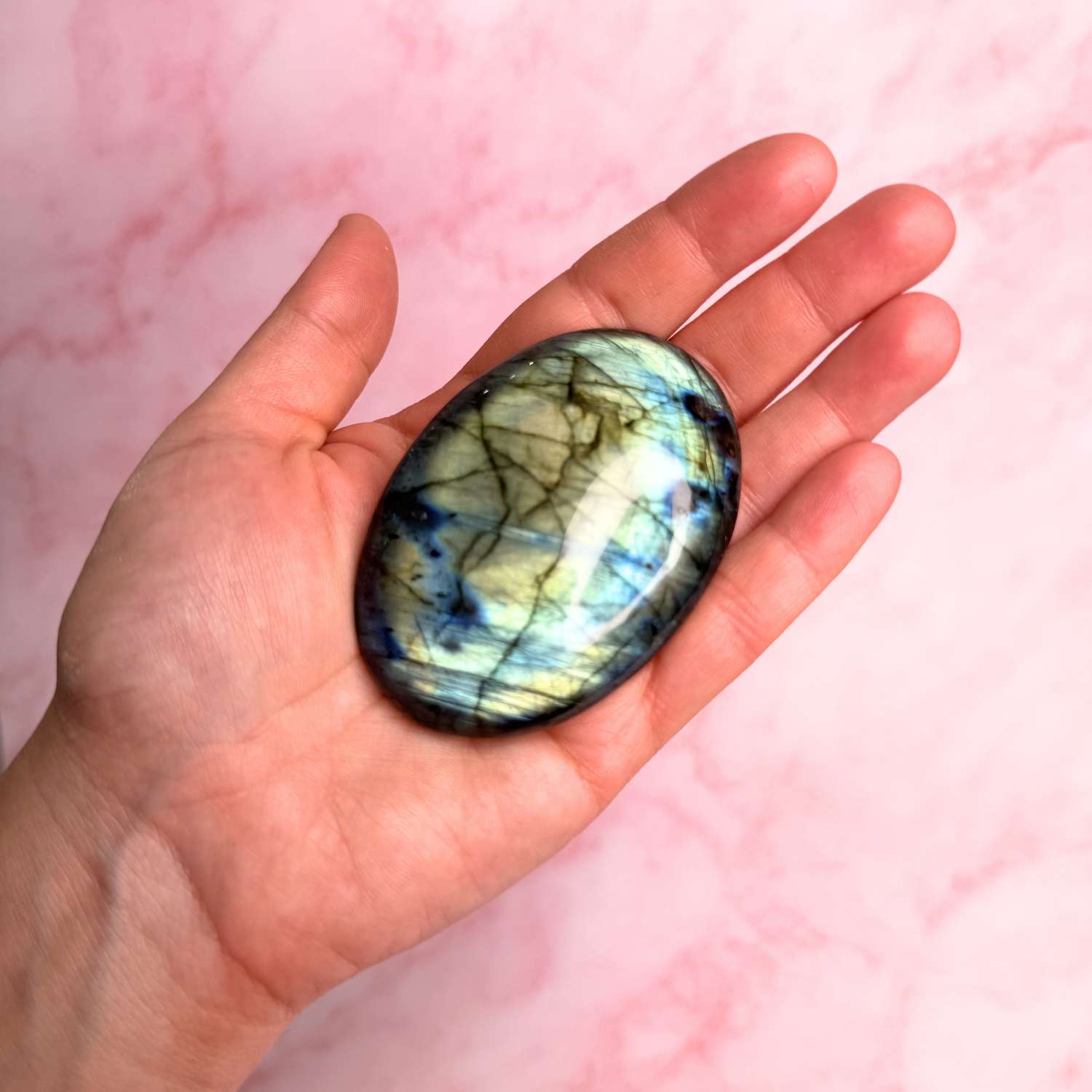 Galet de Labradorite XL AAA - OFFRE SPECIALE (Les Presque Parfaites)