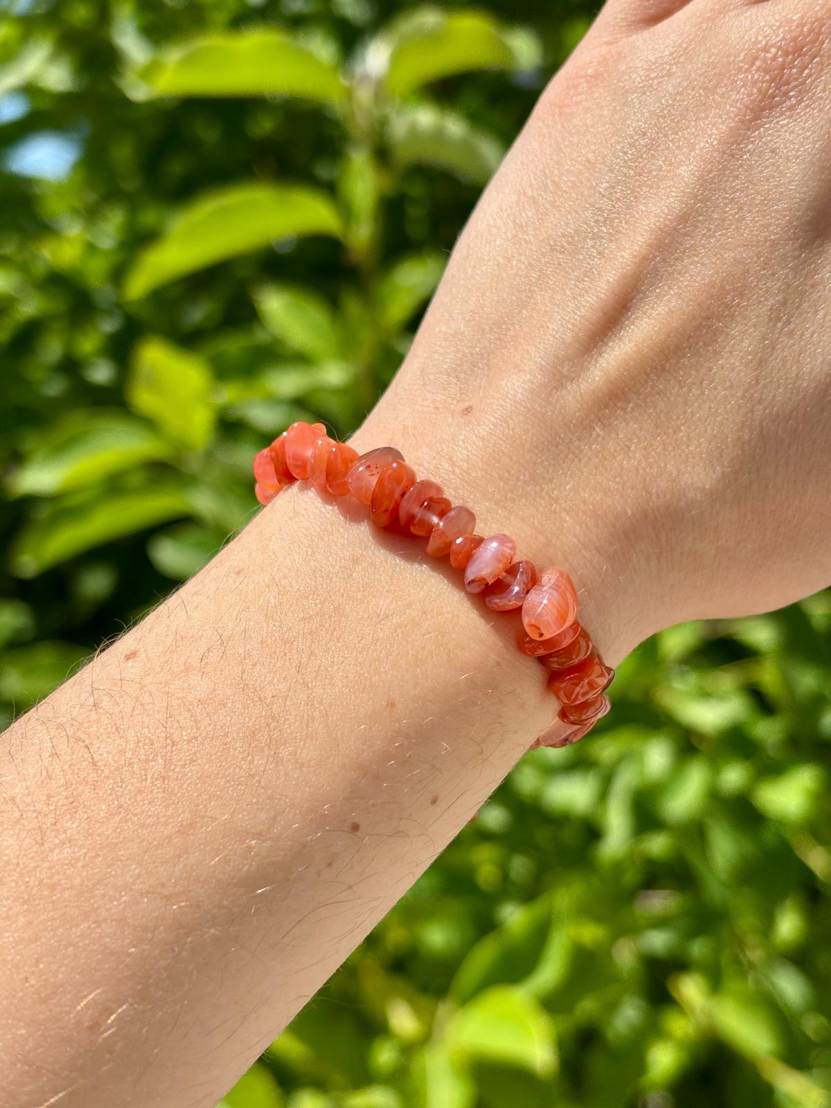 Bracelet baroque Cornaline AA