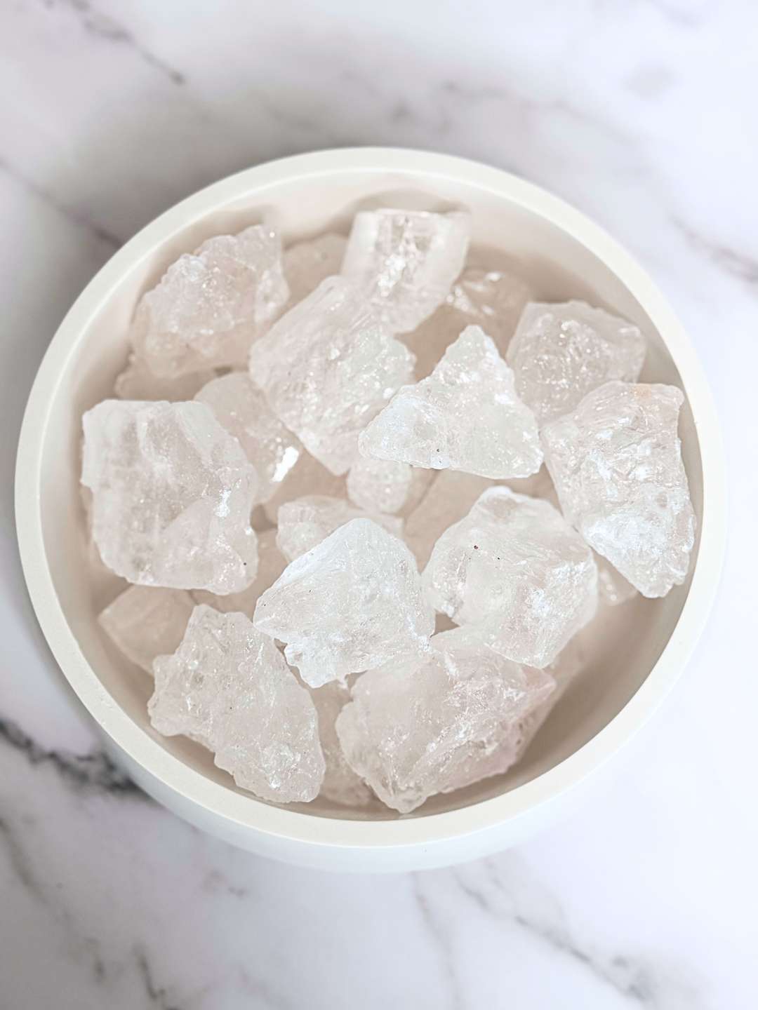 Cristal de Sel Halite Blanche — Idéal comme Support de Diffusion de Parfums Lumi Sable